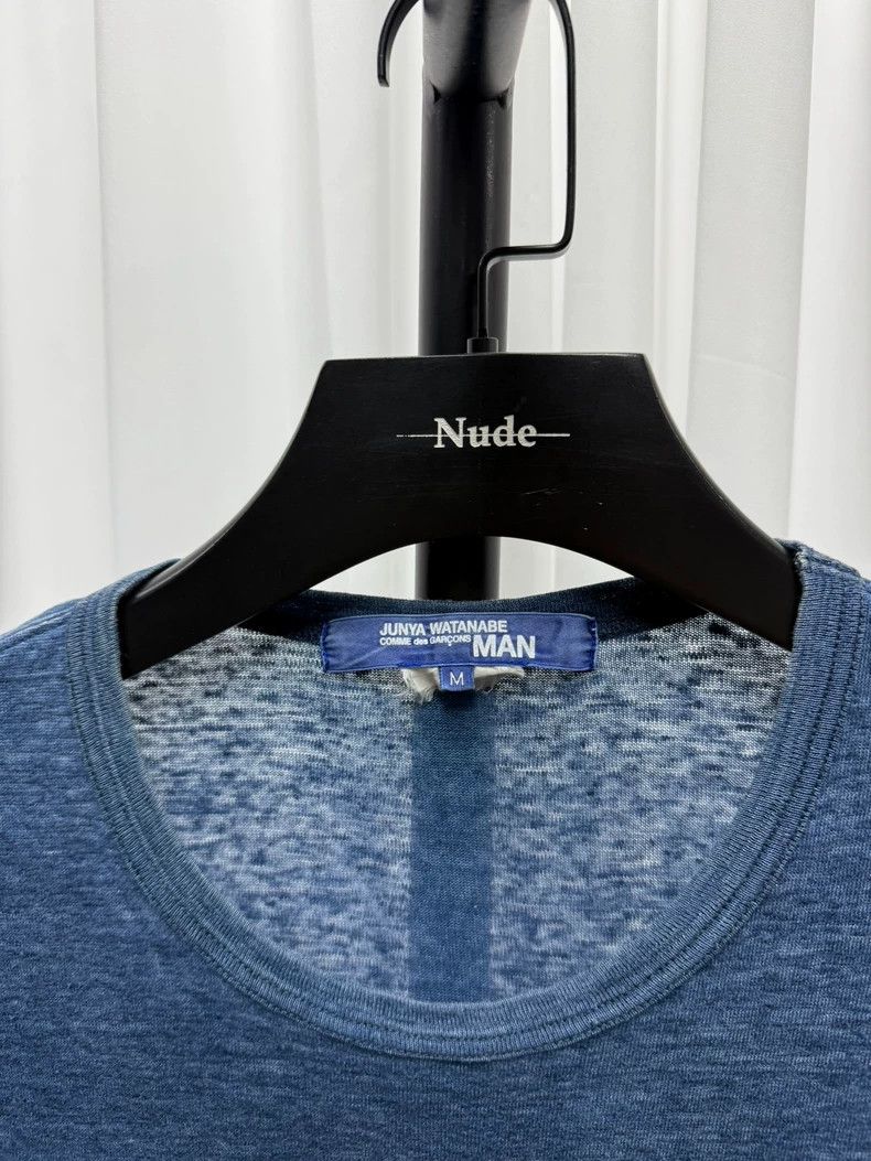 Junya Watanabe Junya watanabe Blue-dyed patchwork patch short sleeves 2502 Size US M / EU 48-50 / 2 - 3 Thumbnail