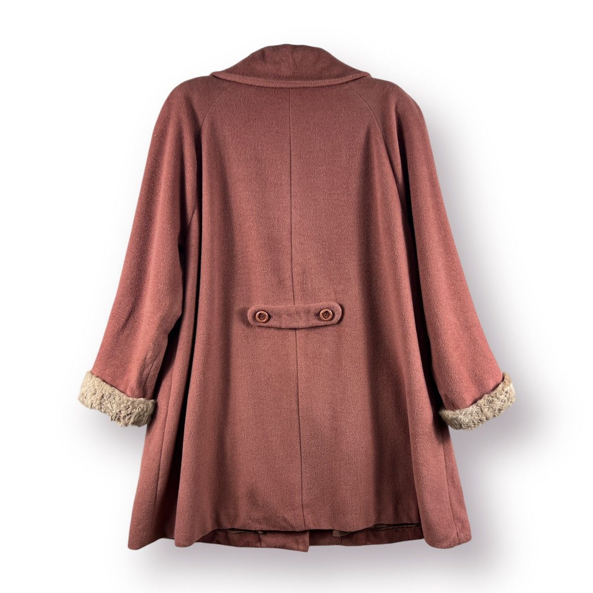Japanese Brand × Vintage 🔥 PEYTON PLACE Over coat dusty pink 🔥 Size L / US 10 / IT 46 - 9 Thumbnail