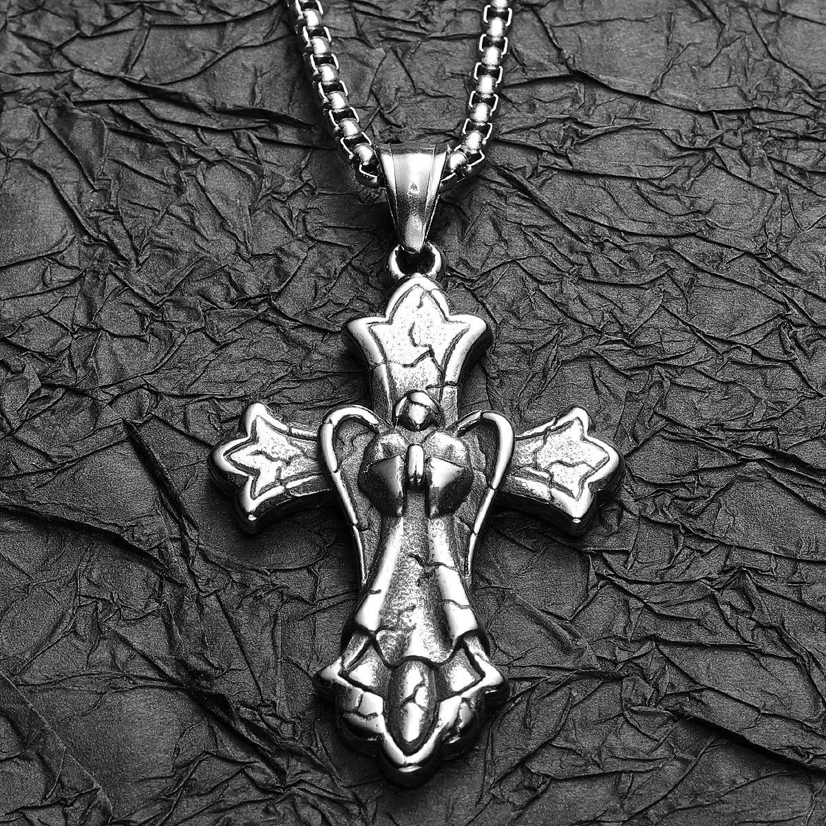 Other Angel Cross Pendant Accessories Necklace Gifts Size ONE SIZE - 4 Thumbnail
