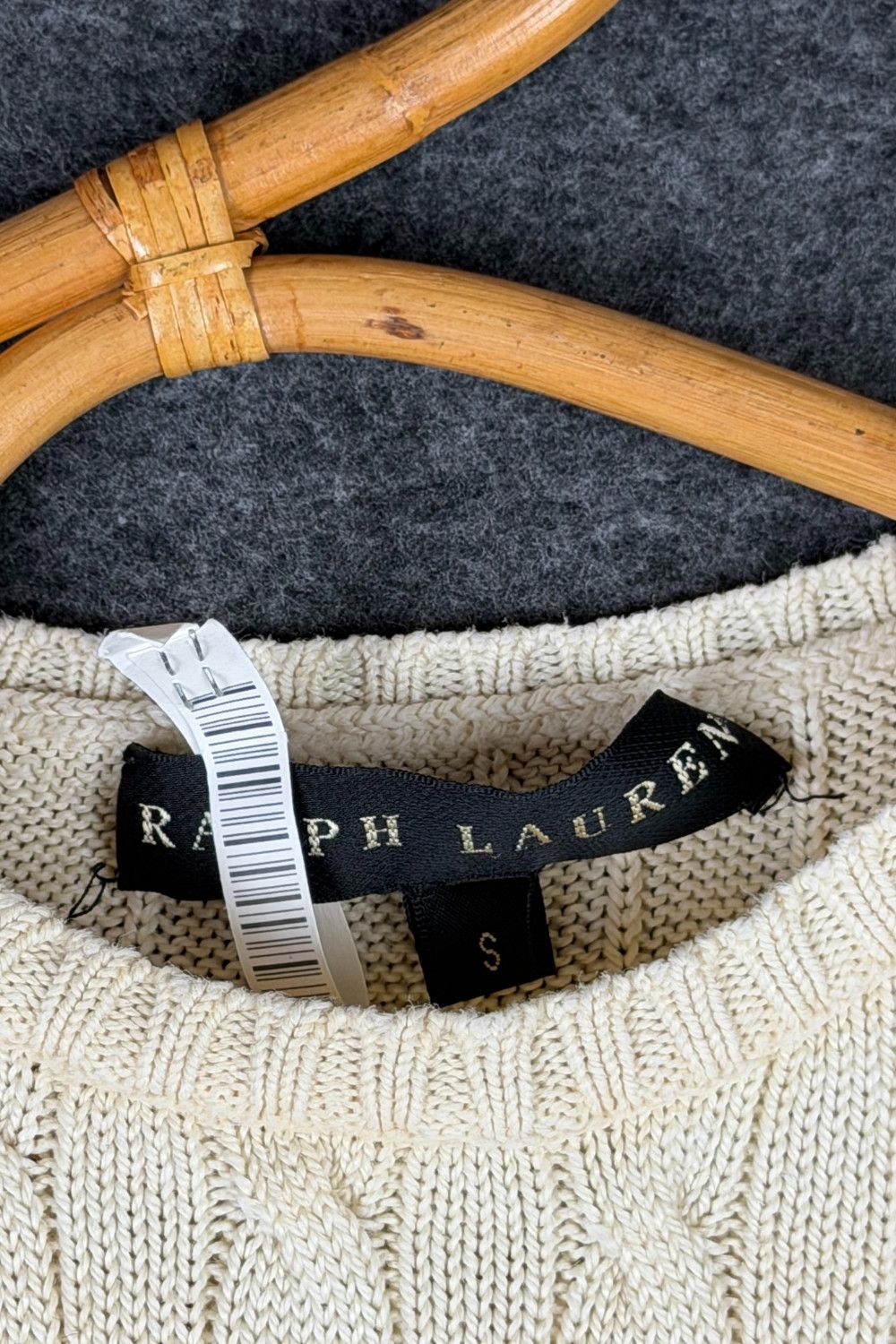 Polo Ralph Lauren Ralph Lauren 100% Silk Cable Knit Vest Cream white Size S Size US S / EU 44-46 / 1 - 3 Thumbnail