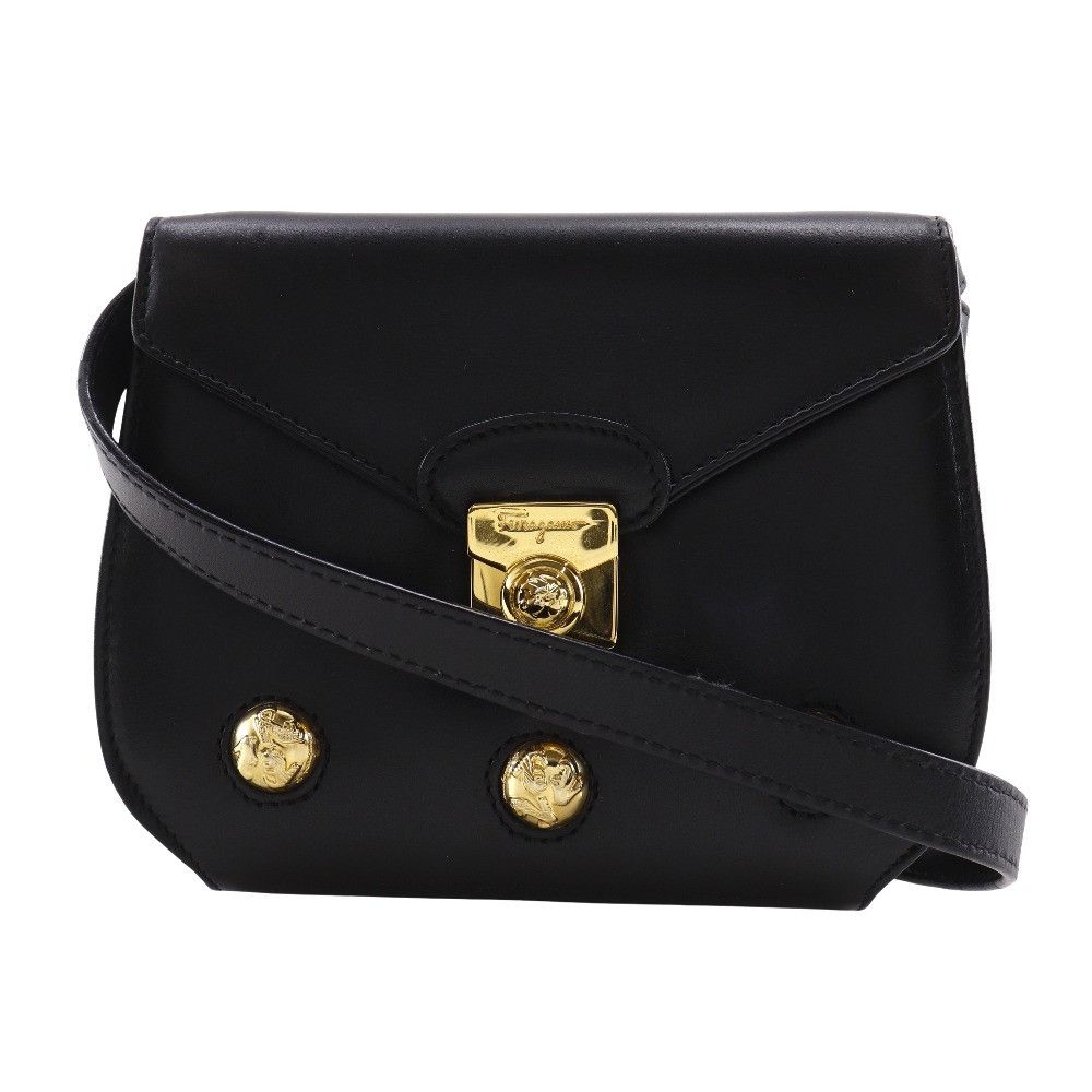 Salvatore Ferragamo Salvatore Ferragamo Salvatore Ferragamo 2WAY Clutch Leather 2way Shoulder Bag Leather Crossbody Bag DQ-21 5640 DUTY FREE for USA Size ONE SIZE - 1 Thumbnail