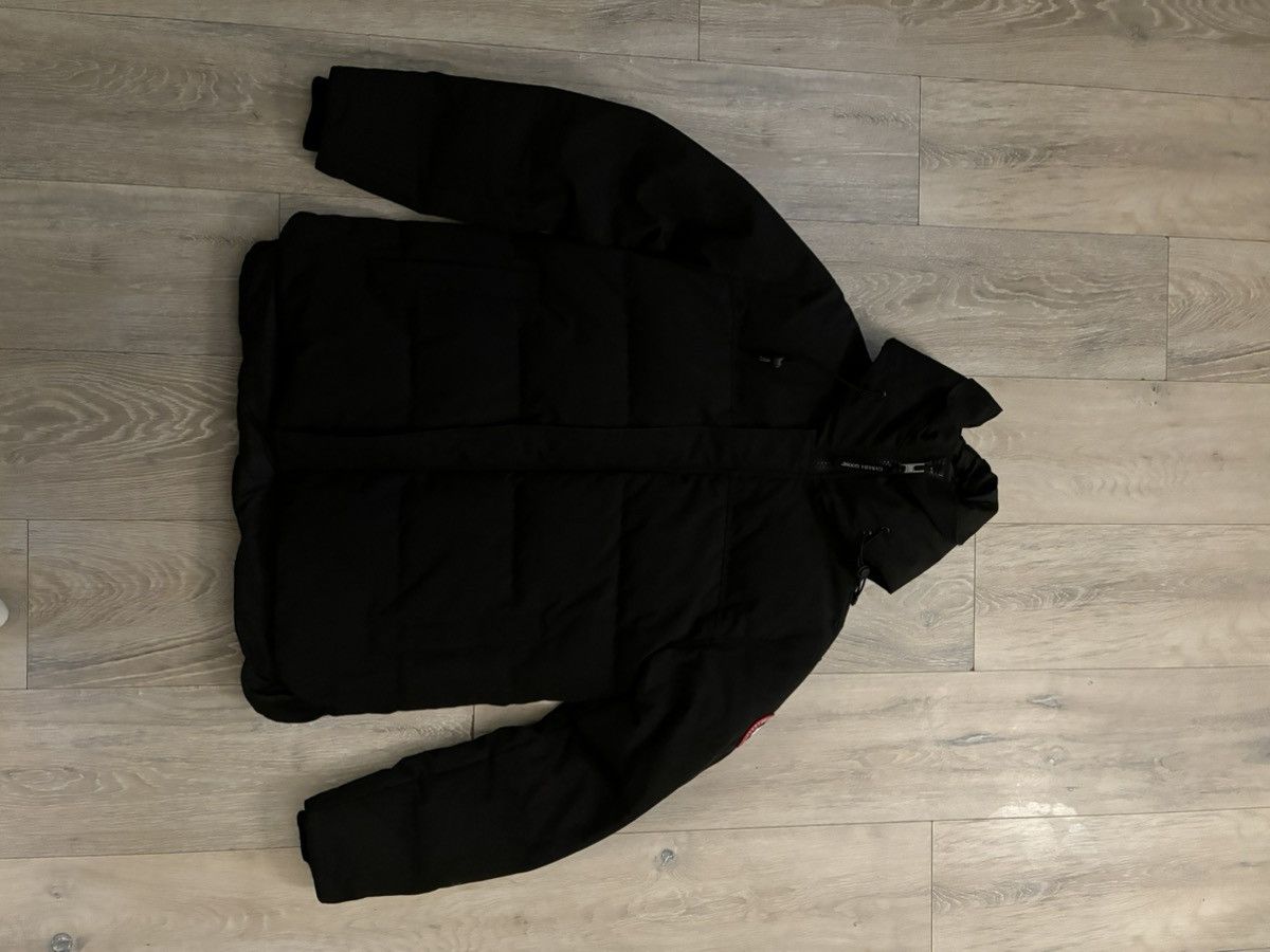 Image of Canada Goose Wyndham Parka in Black, Men's (Size XL)