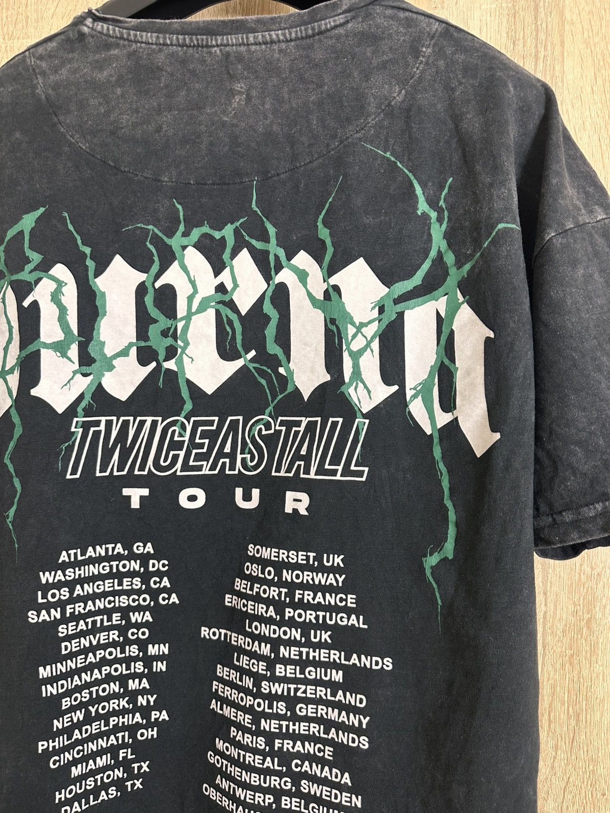 Boohoo 🔥 Burna Boy Twice As Tall Tour Music Oversized T Shirt Man Size US M / EU 48-50 / 2 - 6 Thumbnail