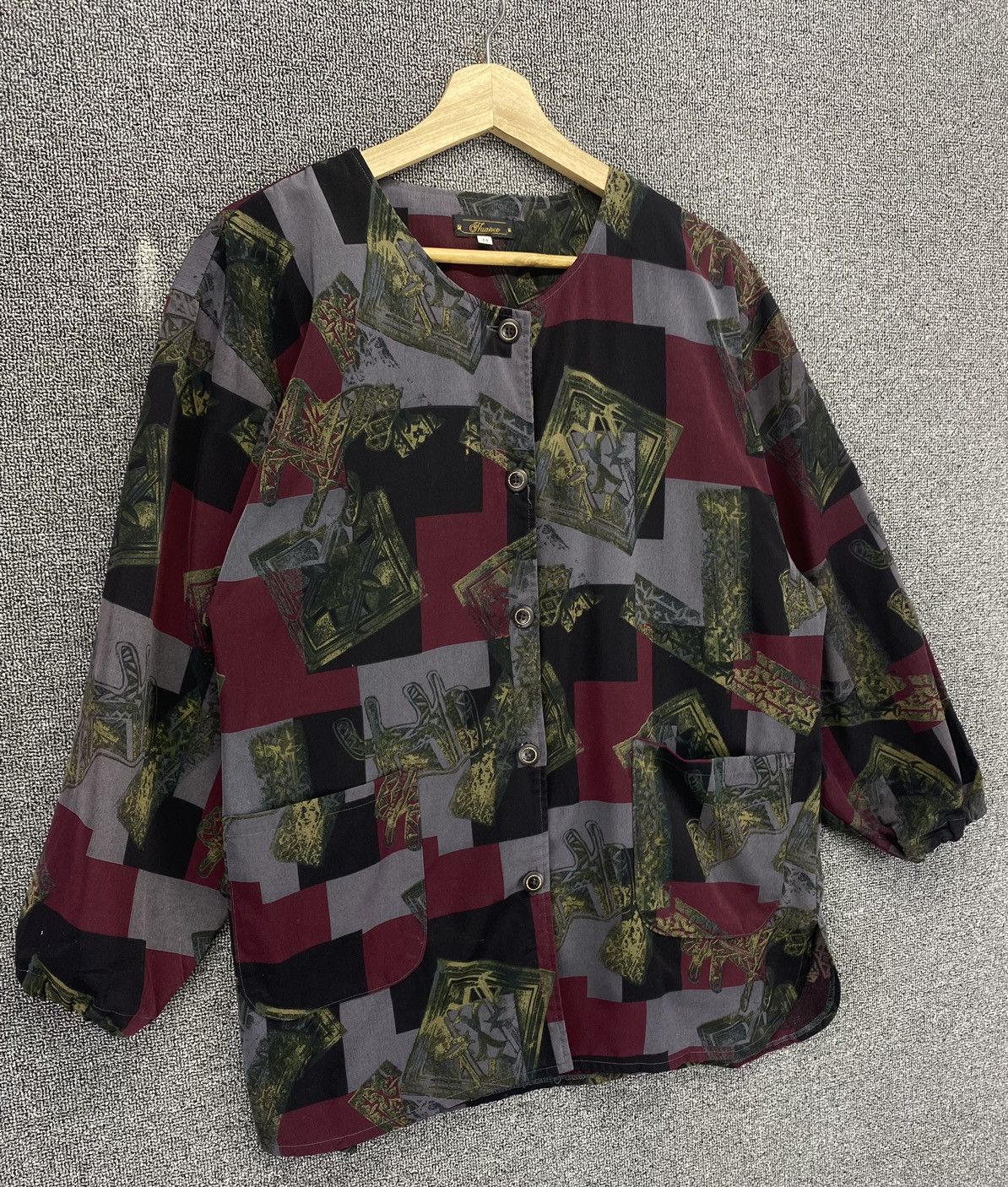 Japanese Brand Vintage Nuance Flowers Button Up Cardigan Jacket Size M / US 6-8 / IT 42-44 - 2 Thumbnail