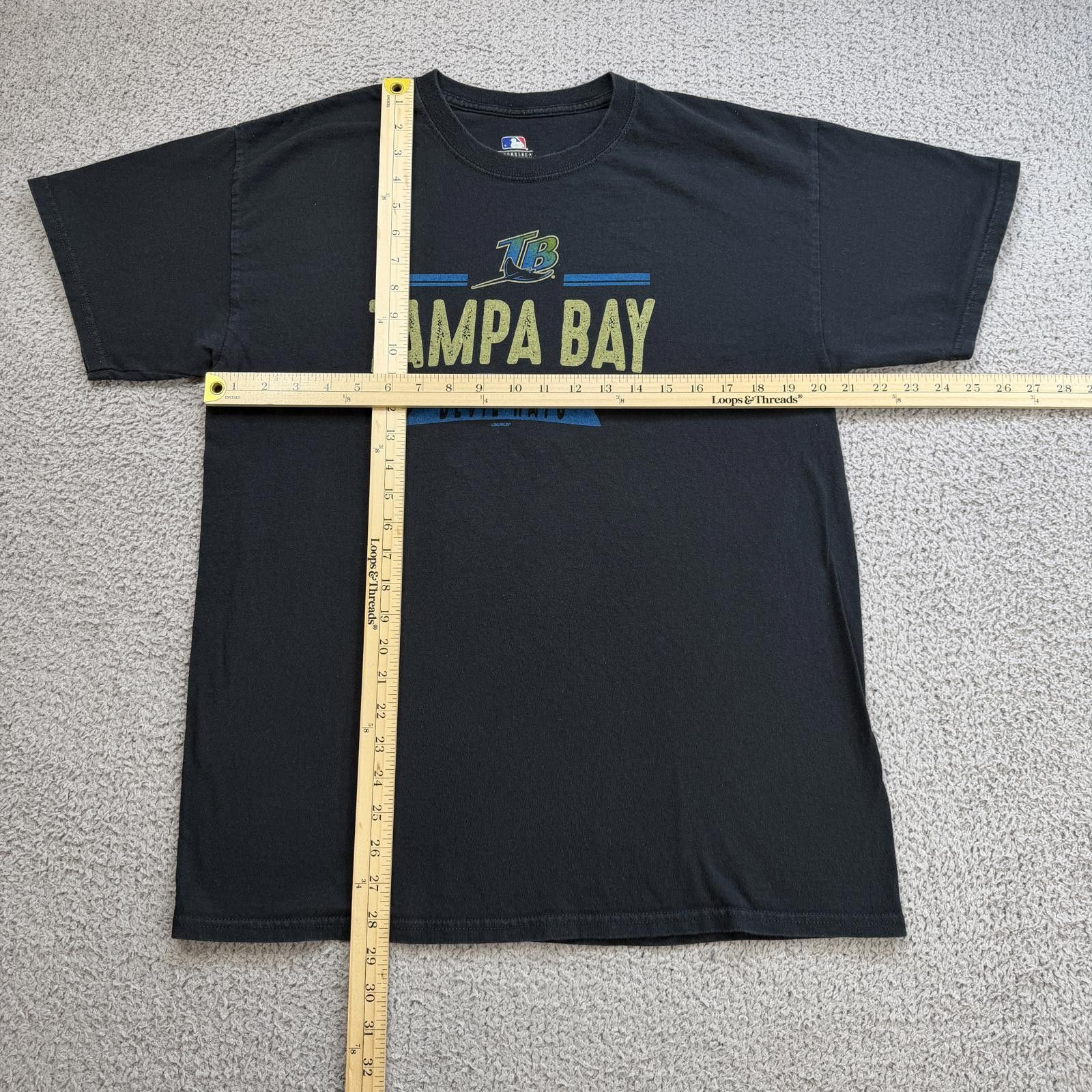 MLB Tampa Bay Rays MLB Genuine Merchandise T Shirt Black Size US L / EU 52-54 / 3 - 3 Thumbnail