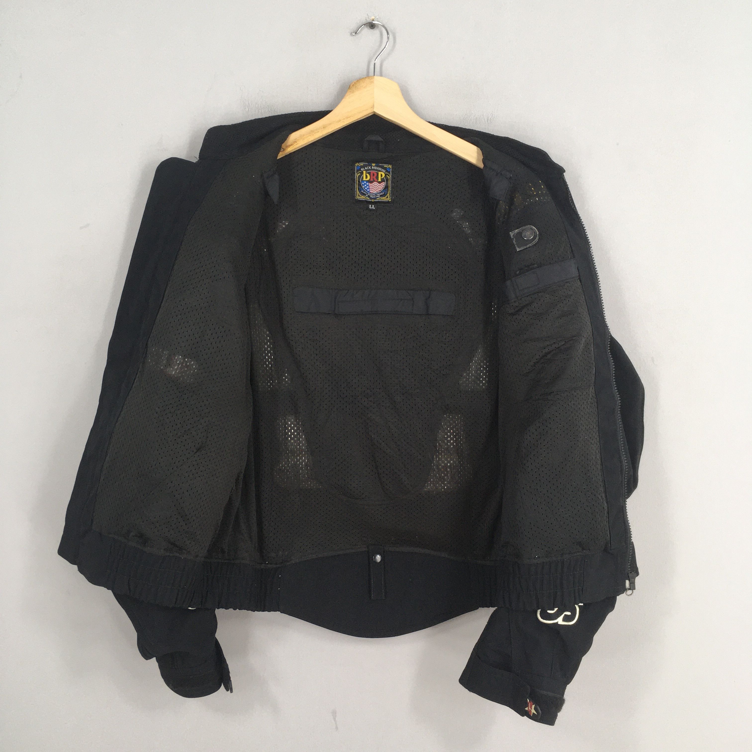 Vintage Yellow Corn Motorsports Sledge Hammer Jacket Large