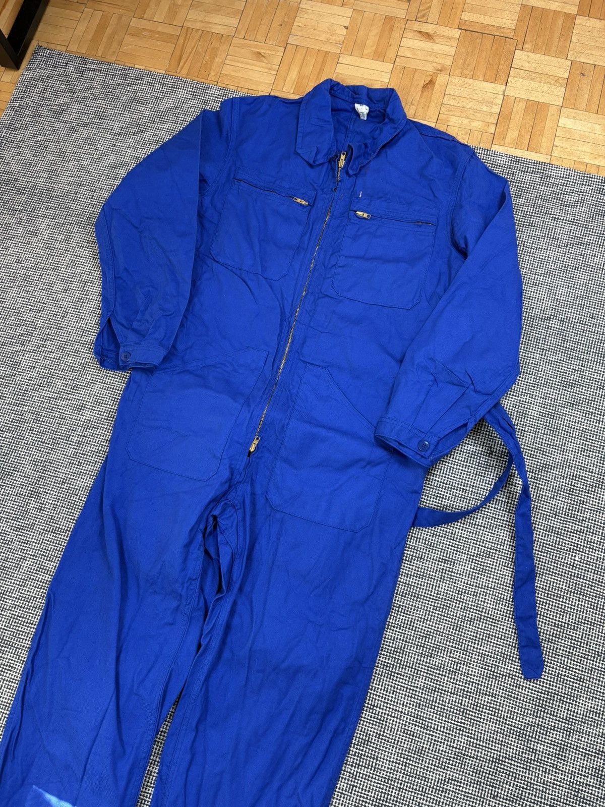 Le Laboureur 70s made in france zip coveralls jumpsuit sanfor chore Size US L / EU 52-54 / 3 - 1 Thumbnail