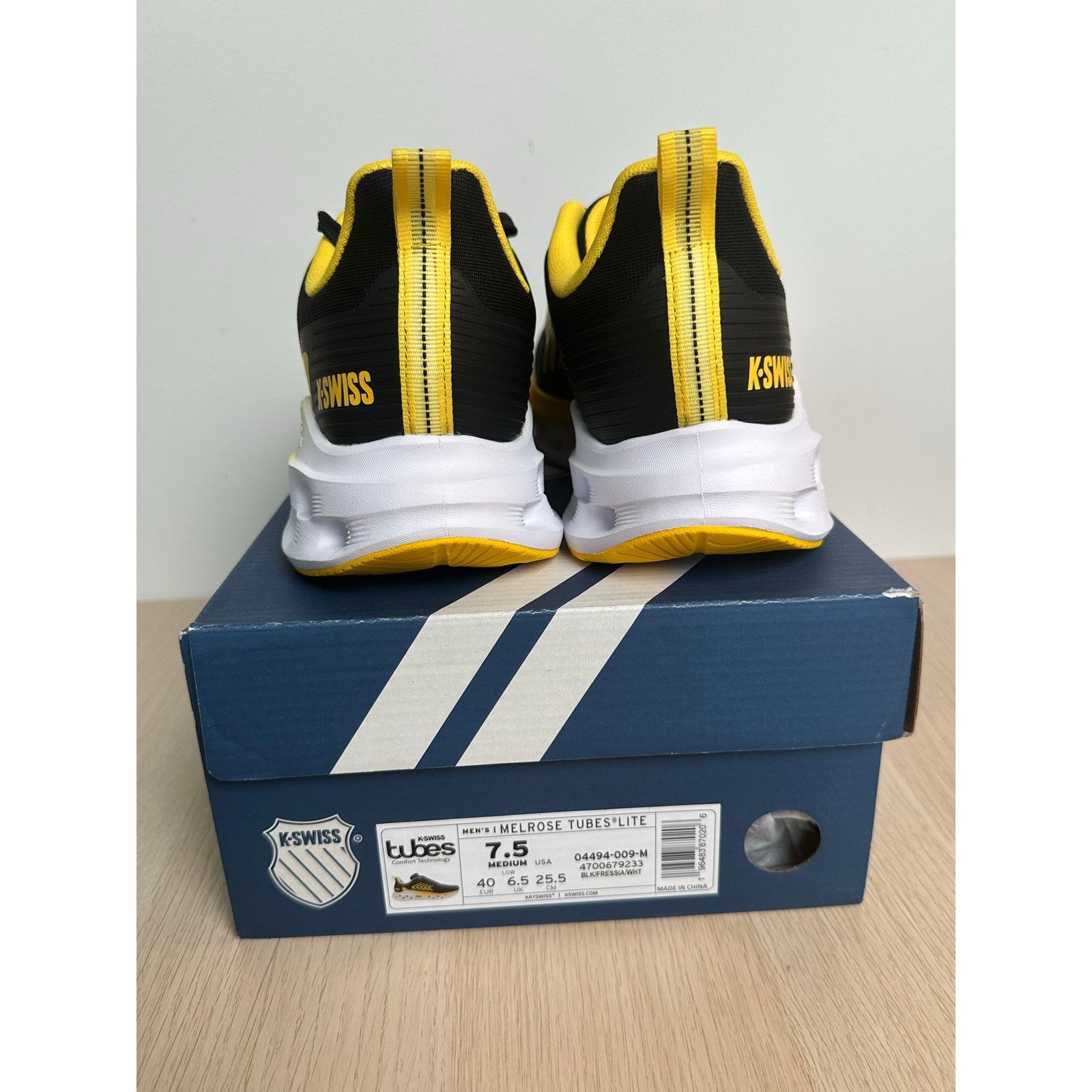 K-Swiss K-Swiss Melrose Tubes Lite Black Sneaker - Size 7.5M - New Size US 7.5 / EU 40-41 - 5 Thumbnail