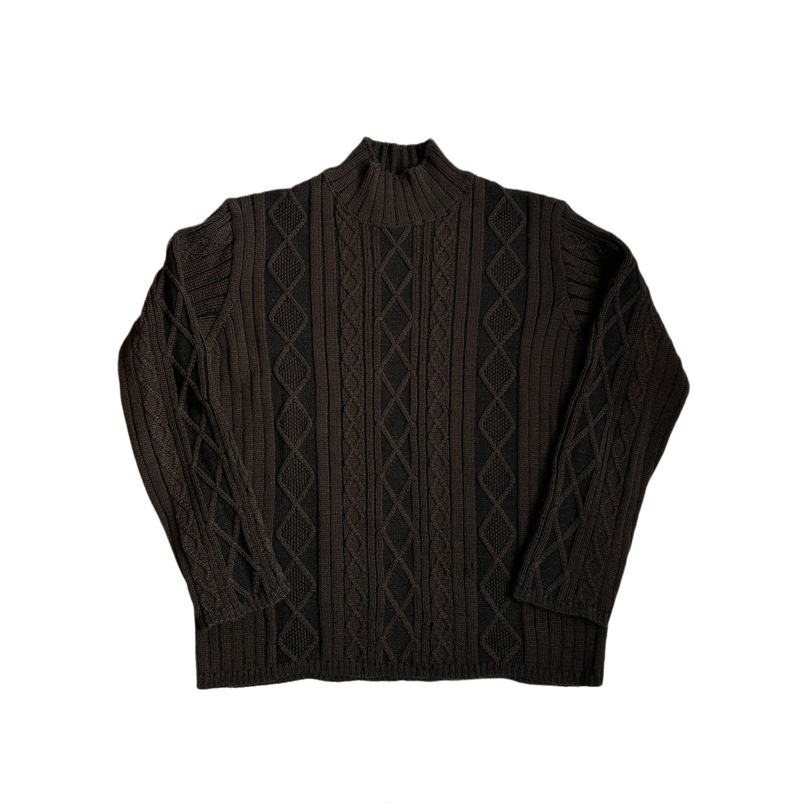 Dries Van Noten Vintage Dries Van Noten Wool Cable Knit Sweater Size US M / EU 48-50 / 2 - 1 Thumbnail