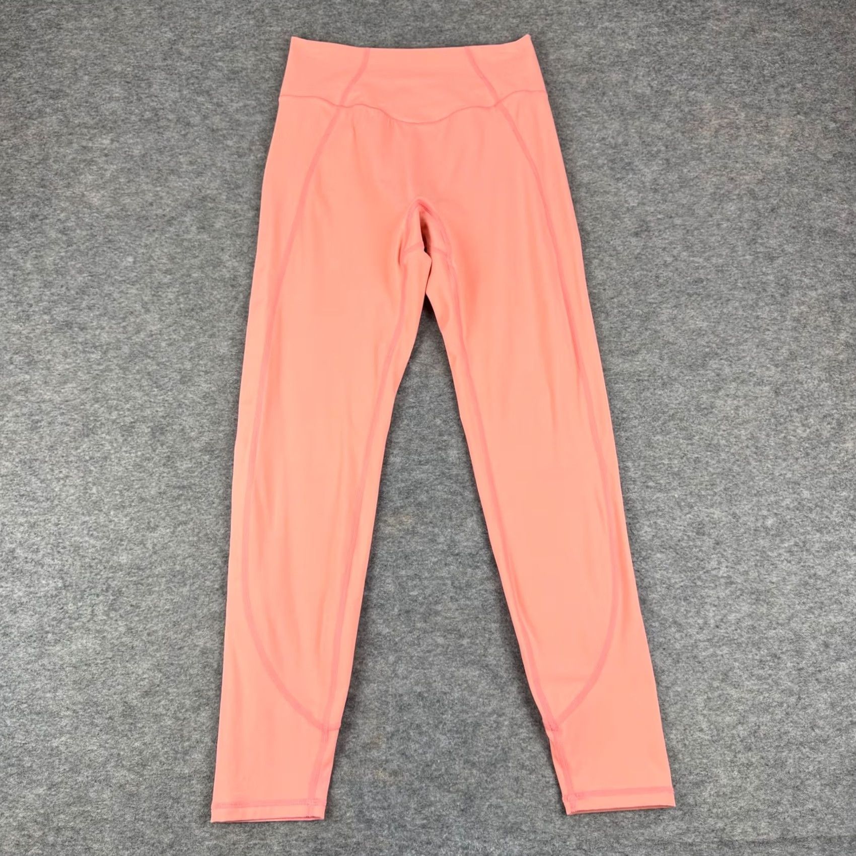 Vintage Buff Bunny Leggings Orange Womens Large L 27" Nylon Stretch Size 36" / US 14 / IT 50 - 2 Thumbnail