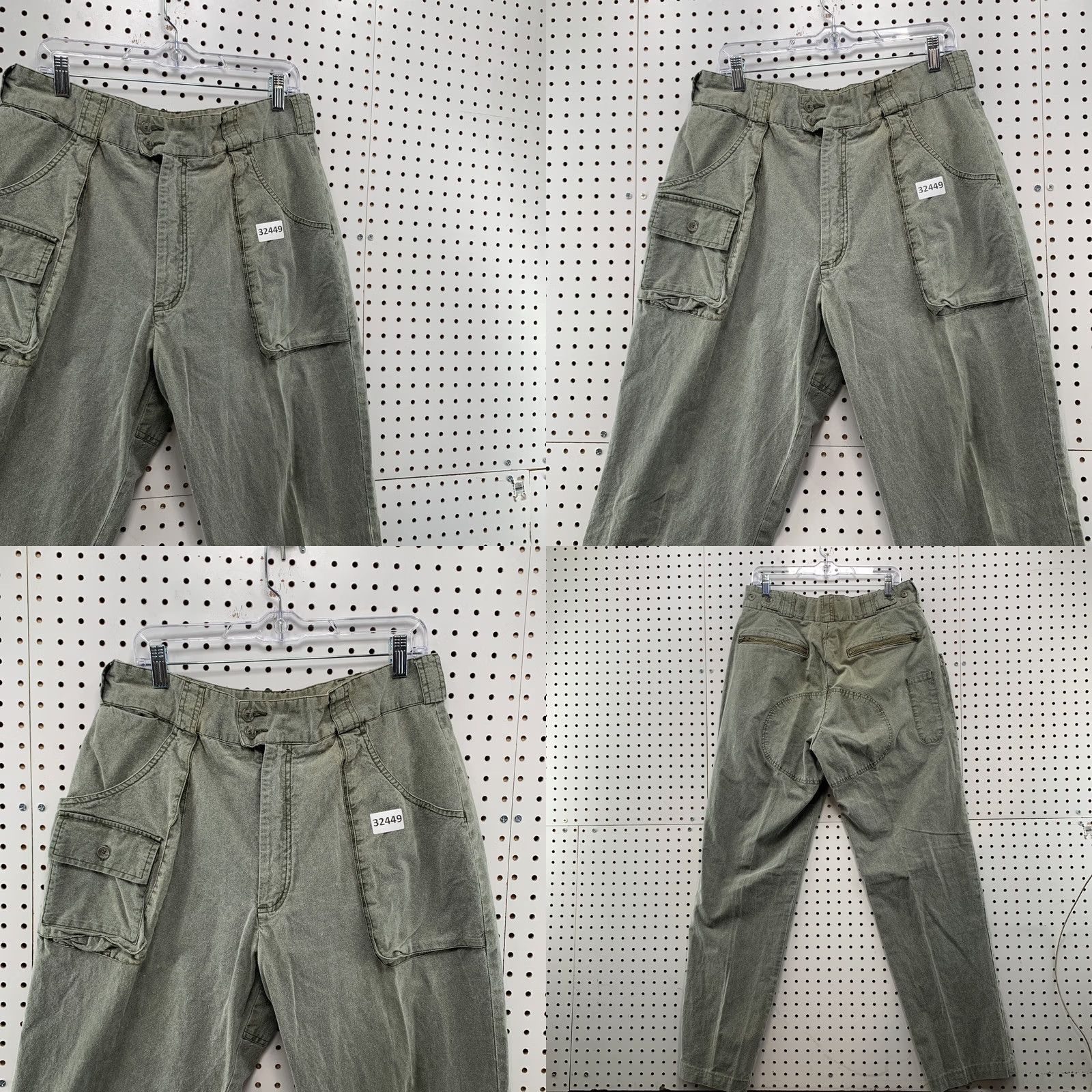 Vintage Vintage Cabela’s Pants Mens Canvas 35x33 Olive Green Outdoor Cargo Flat Front 33 Inseam Mens Size US 35 - 8 Thumbnail