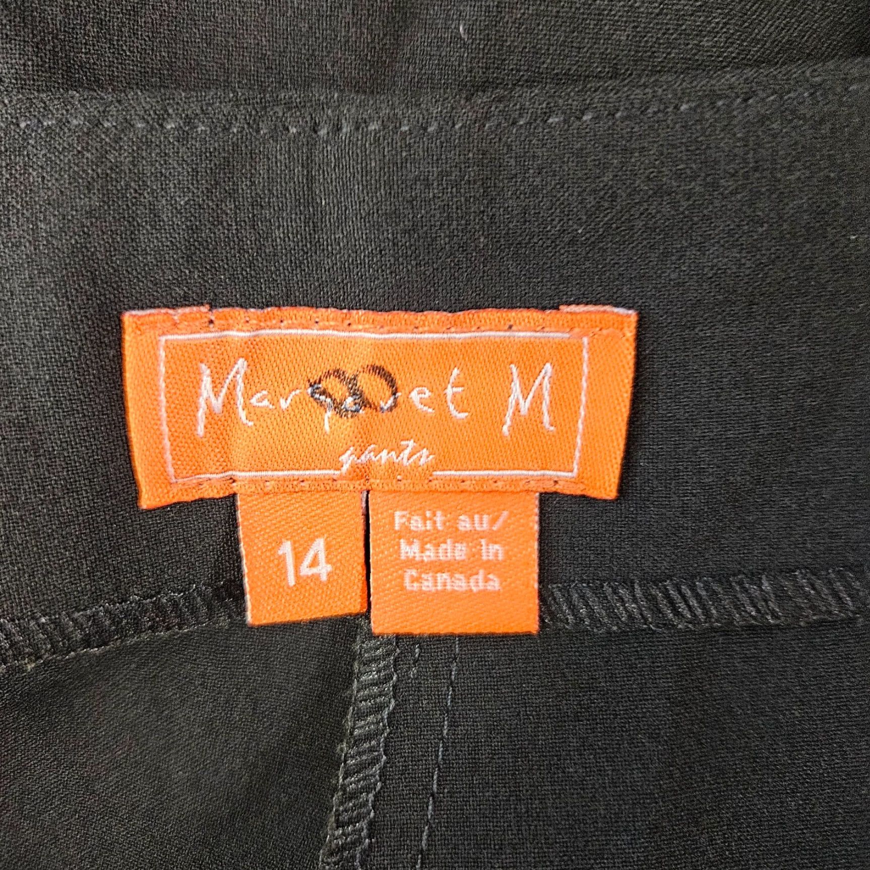 Vintage VINTAGE Margaret M Womens Dress Pants Sz 14 Black Side Zip High Rise Ladies 14 Black Dress Pants Women Mens Girls Size 36" / US 14 / IT 50 - 7 Thumbnail