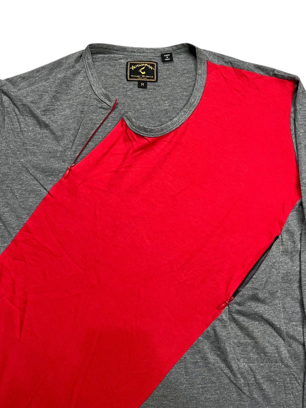 Vivienne Westwood 2000s Vivienne Westwood - Red Patchwork Longsleeve Size US M / EU 48-50 / 2 - 5 Thumbnail