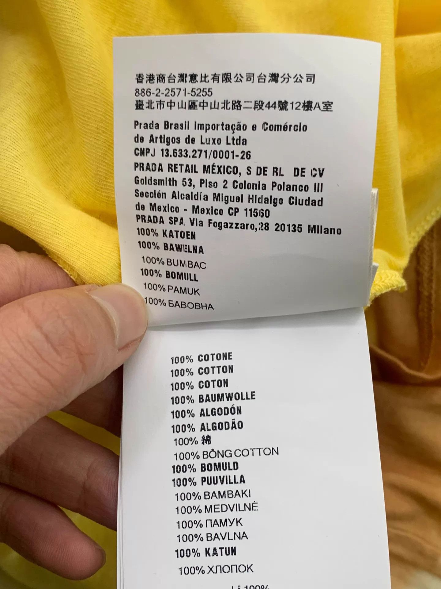 Miu Miu MIU MIU Yellow Gradient Longsleeve Top S New Size S / US 4 / IT 40 - 7 Thumbnail
