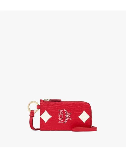 MCM o1mt1gz0325 Size: OS / Card Case in Red/White Size ONE SIZE - 1 Preview