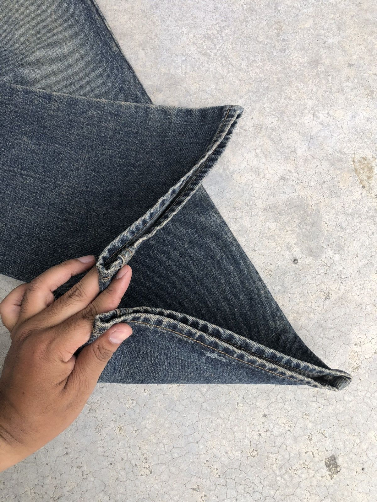 If Six Was Nine Bobson Flared Jeans Mudwash Distressed Jeans Size US 30 / EU 46 - 13 Thumbnail