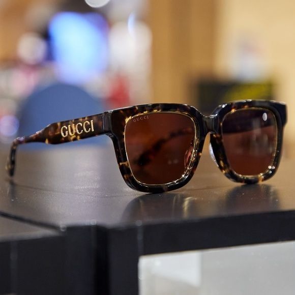 image of New Gucci Gg1136Sa - 002 Havana Sunglasses in Brown, Men's