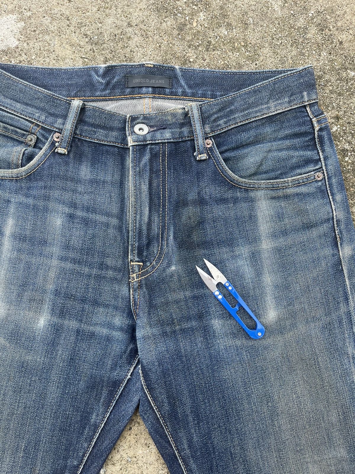 Japanese Brand × Jean × Uniqlo 🔥 Japanese Brands Uniqlo Distressed Denim W30🔥 Size US 30 / EU 46 - 7 Thumbnail