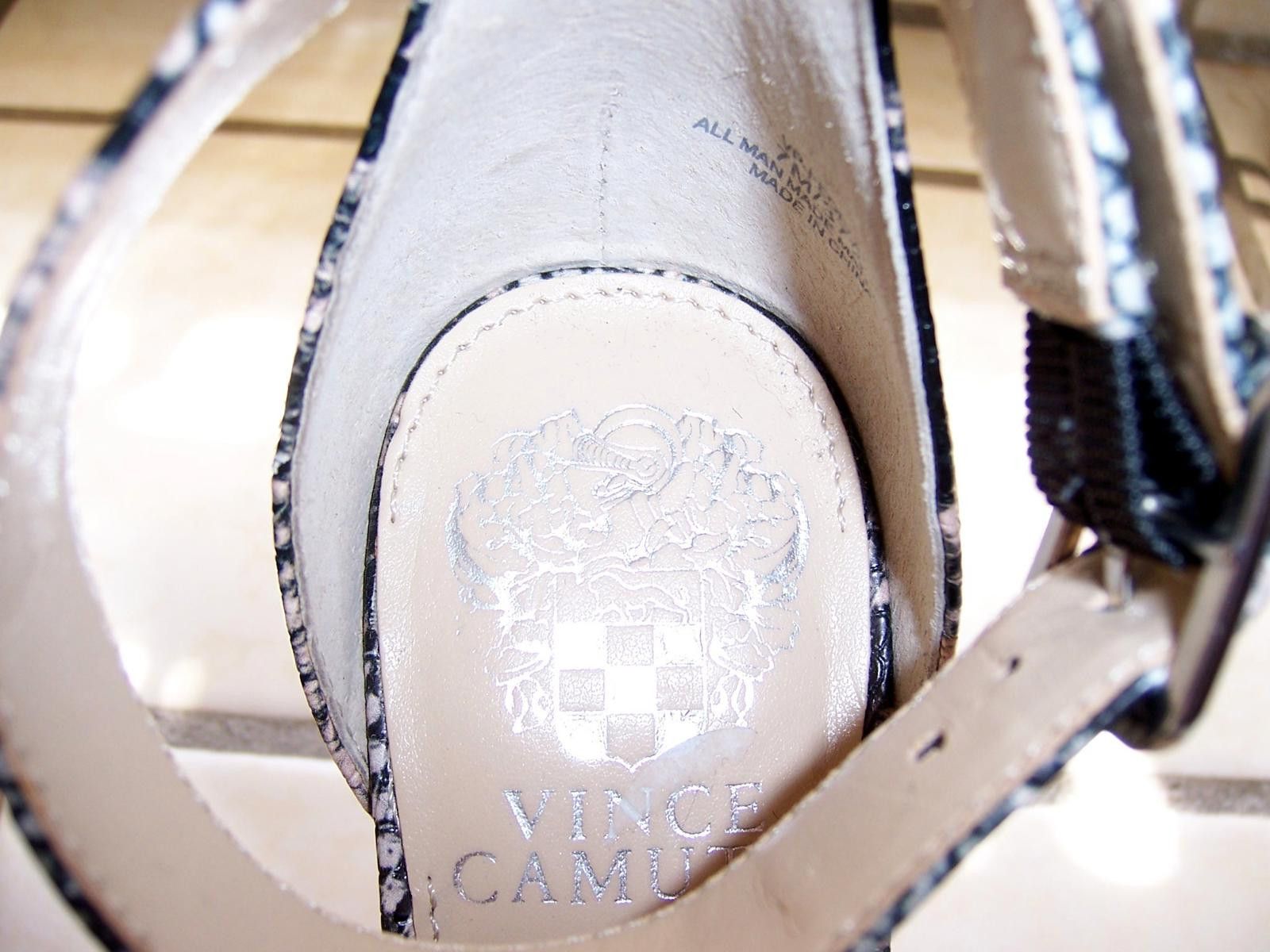 Vince Camuto Vince Camuto "VP-Feorla" Snakeskin Print Heeled Sandals - 7M Size US 7 / IT 37 - 6 Thumbnail