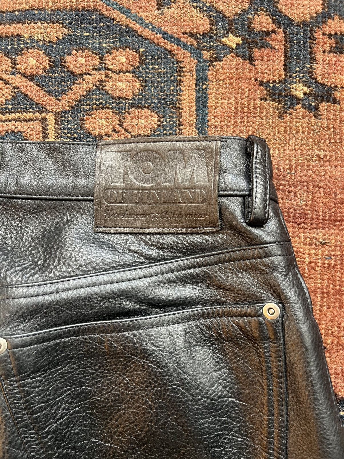 Vintage Vintage Tom of Finland Leather Pant Size US 31 - 5 Thumbnail