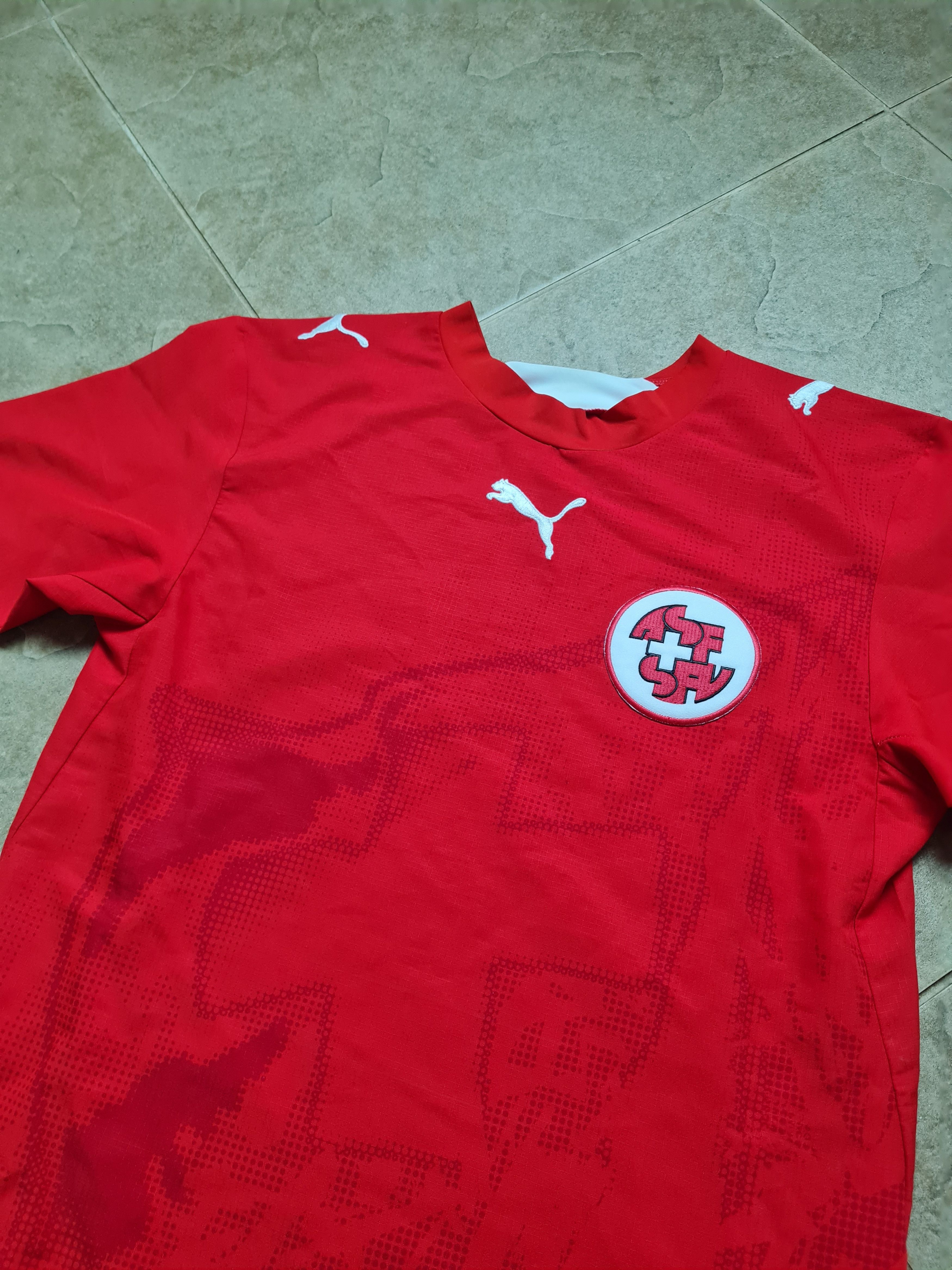 Puma Vintage Jersey Switzerland Puma 2006/2008 Football Shirt Size US XS / EU 42 / 0 - 13 Thumbnail