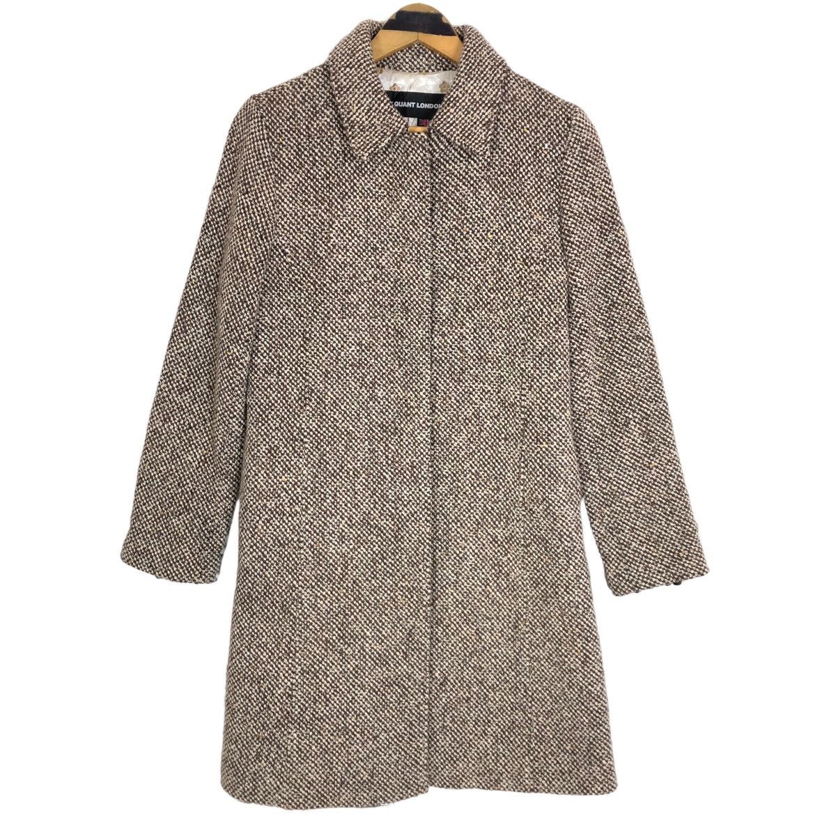 Vintage Vintage Mary Quant London Tweed Car Coat Light Jacket Size M / US 6-8 / IT 42-44 - 1 Thumbnail