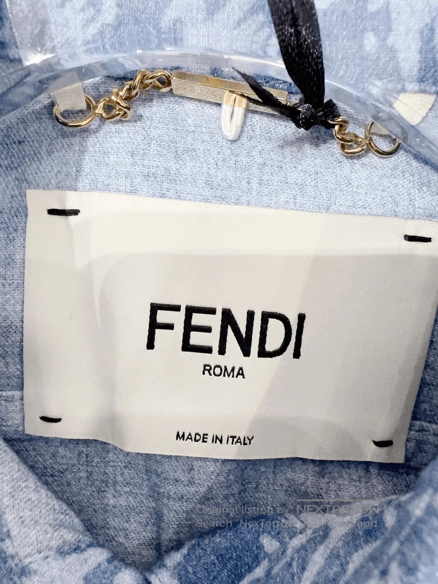 Fendi Fendi Denim Shirt. Size XS / US 0-2 / IT 36-38 - 3 Thumbnail