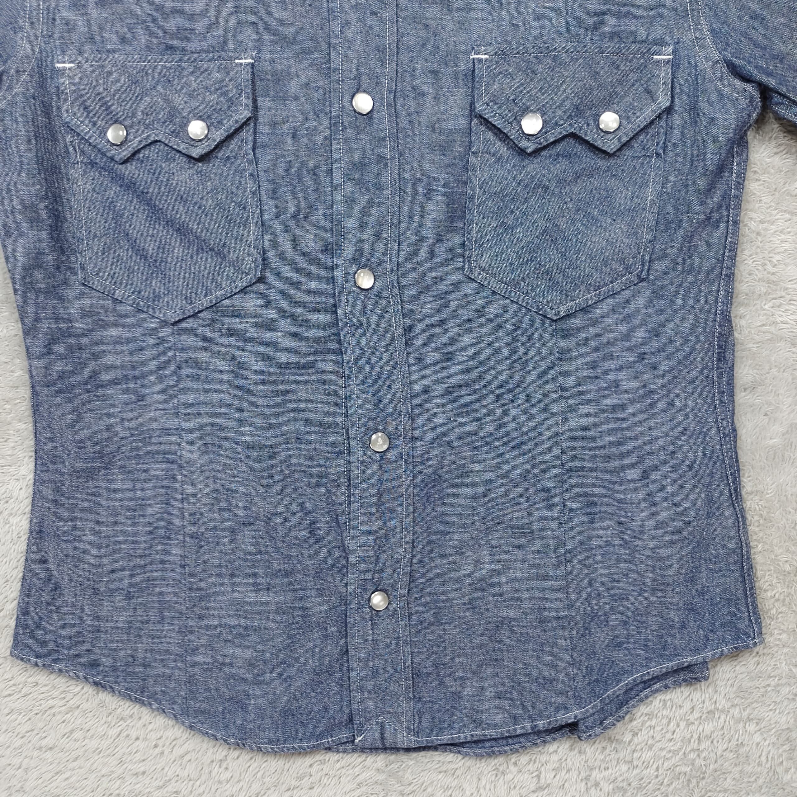 Polo Ralph Lauren RALPH LAUREN SPORT DENIM PEARL SNAP BUTTON UP SHIRT SIZE 7 Size M / US 6-8 / IT 42-44 - 6 Thumbnail