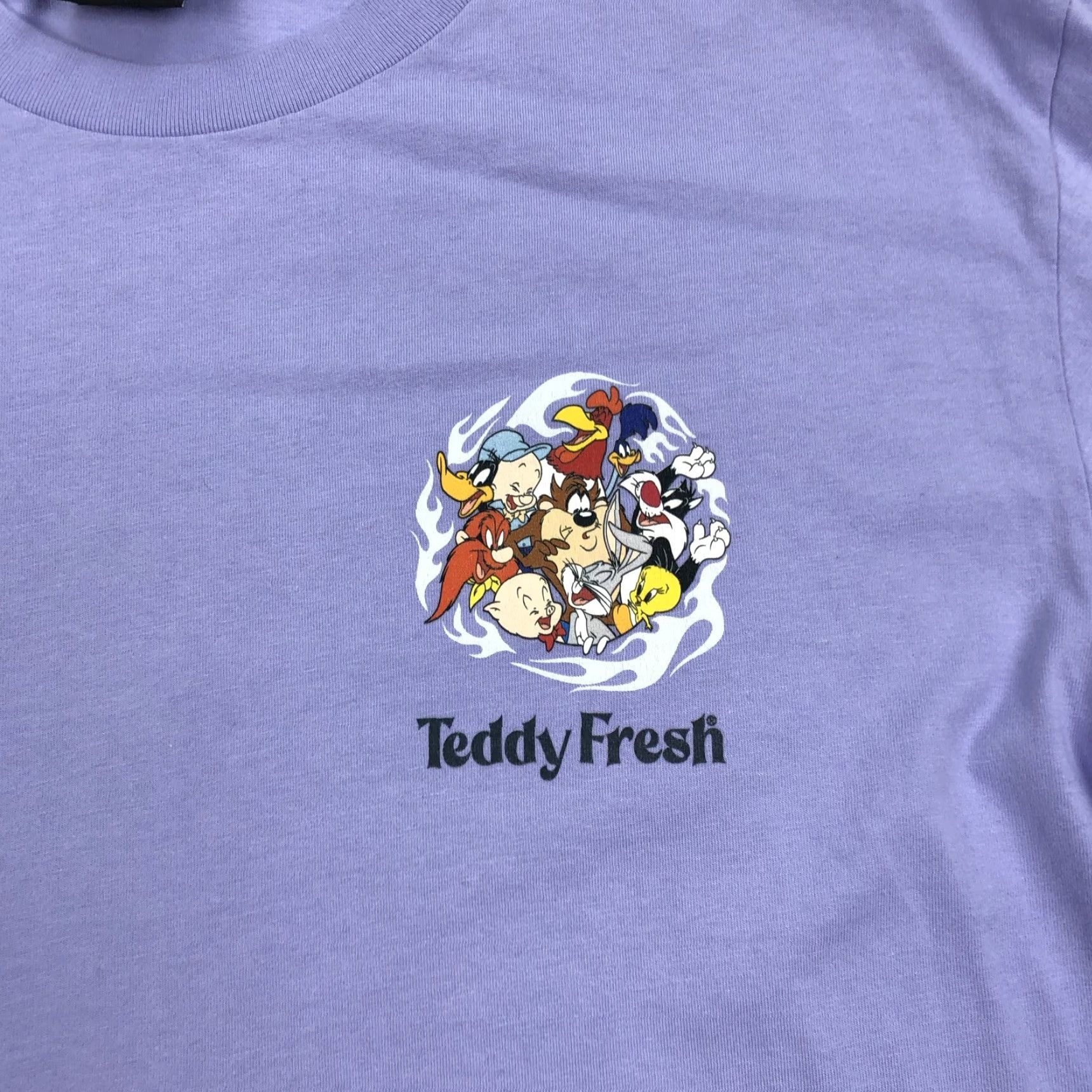 Teddy Fresh Teddy Fresh x Looney Tunes All Star Crewneck Long Sleeve T-Shirt Purple Men's XL Size US XL / EU 56 / 4 - 2 Thumbnail