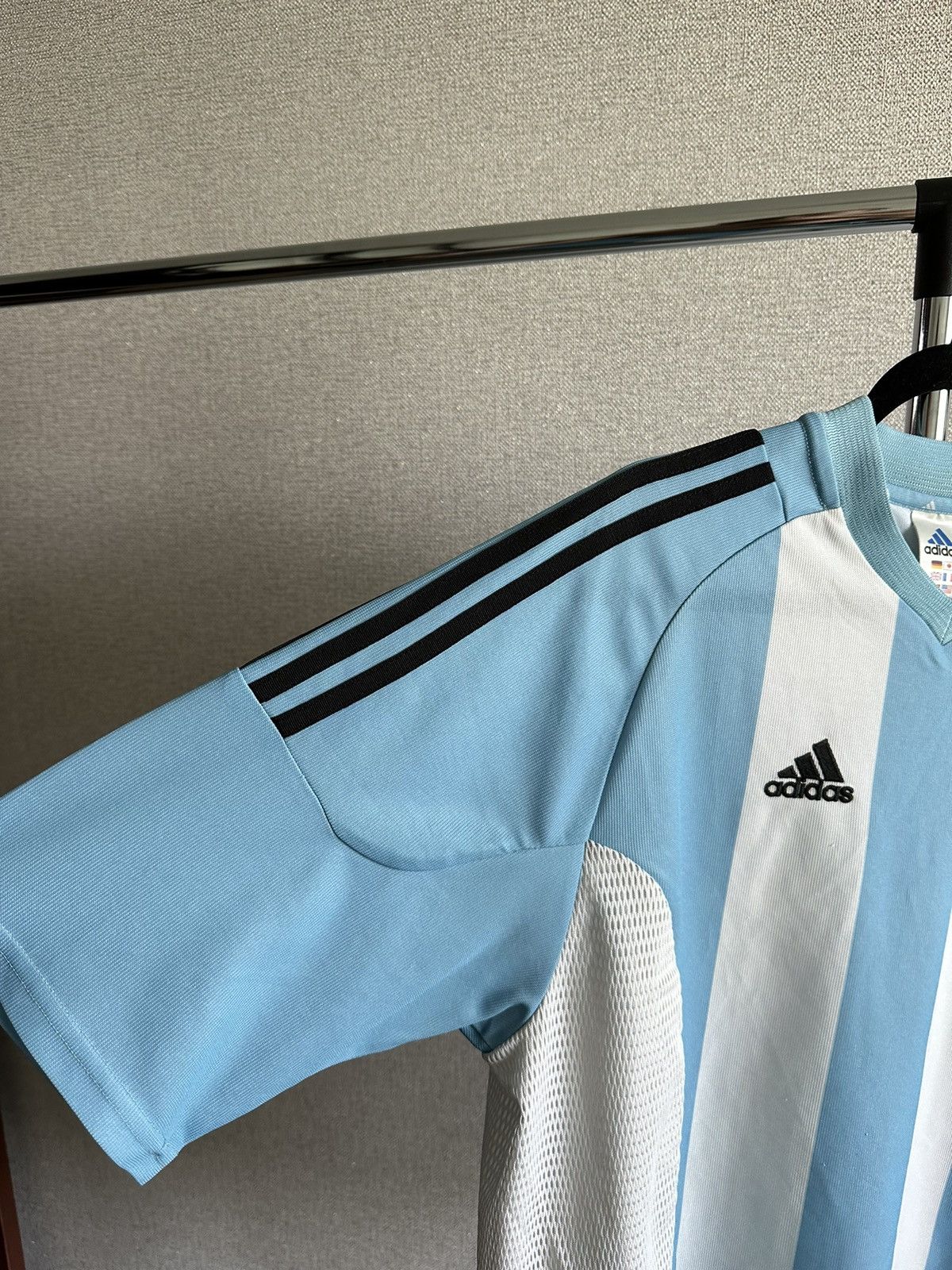 Adidas 2002 Adidas Argentina National Team Vintage Home Jersey Size US L / EU 52-54 / 3 - 2 Thumbnail