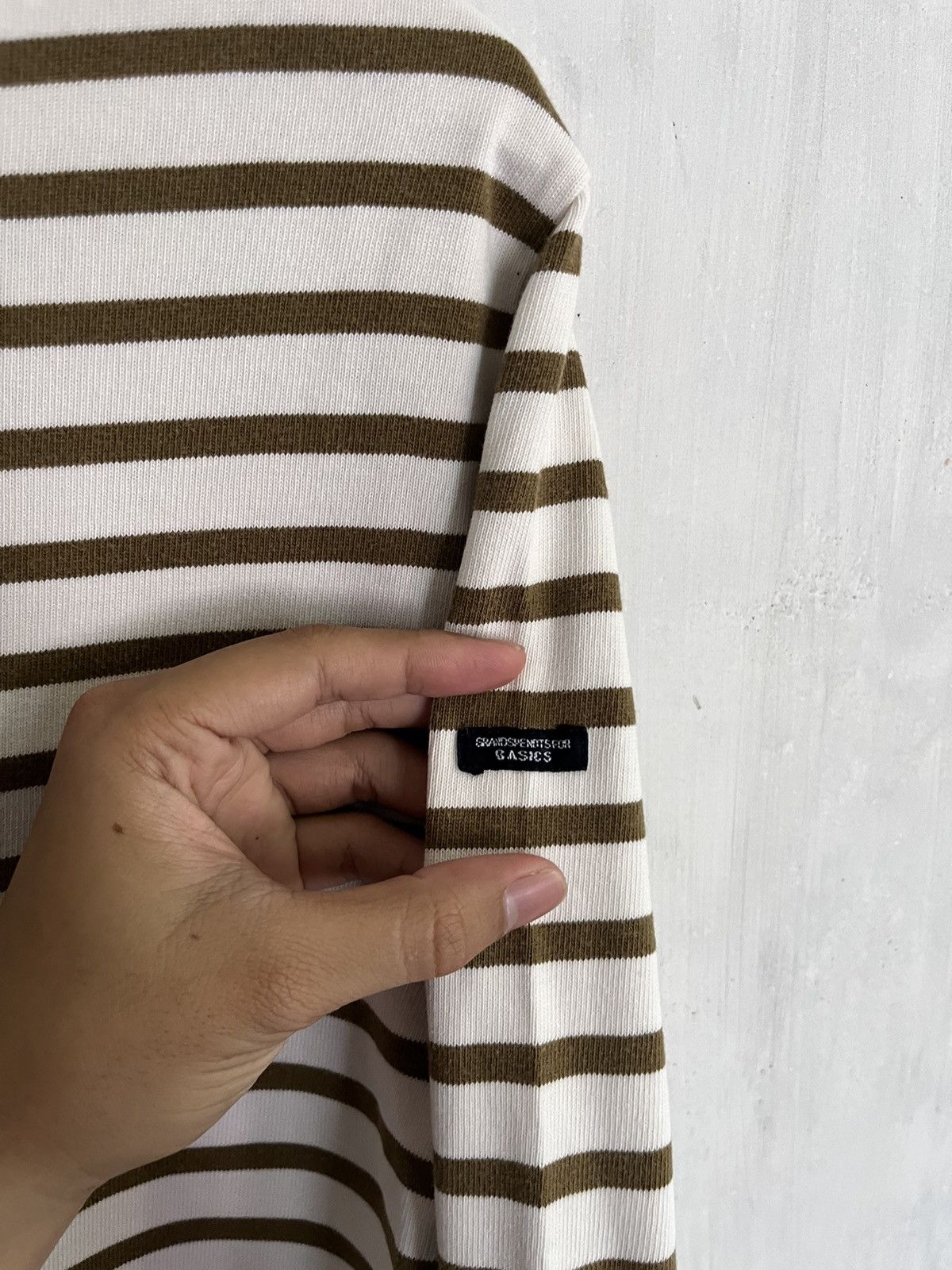 Issey Miyake Iy basics Issey Miyake Stripe Tee Long Sleeve Size S / US 4 / IT 40 - 3 Thumbnail