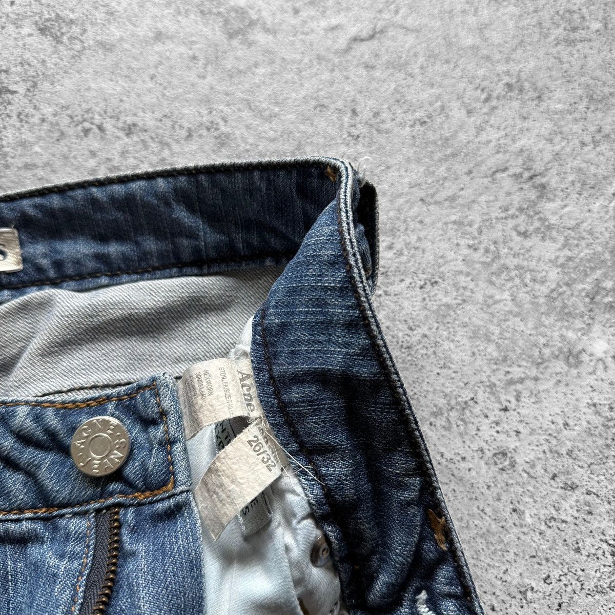 Acne Studios Acne Jeans Vintage Faded Low Rise Skinny Fit Denim Jeans Size 28" / US 6 / IT 42 - 5 Thumbnail