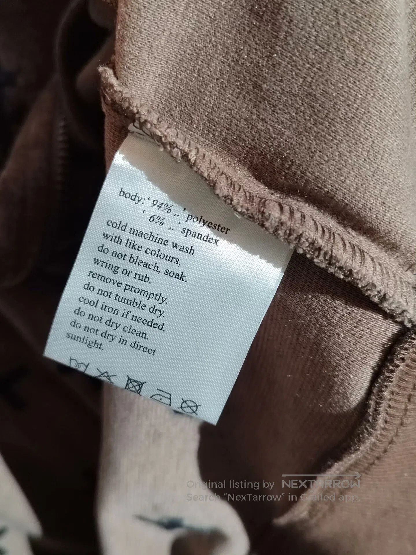 Ksubi KSUBI Antidote Track Jacket in Brown. Size US S / EU 44-46 / 1 - 7 Thumbnail