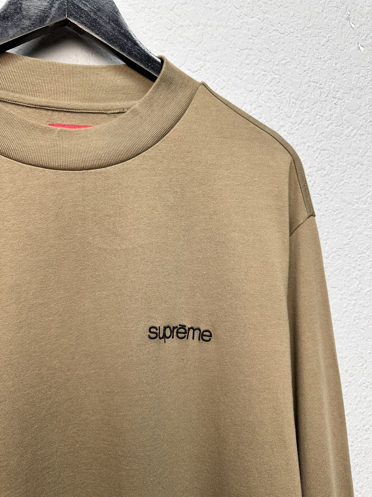 Supreme Supreme Small Logo Brown Longsleeve Minimal Streetwear Size US M / EU 48-50 / 2 - 4 Thumbnail