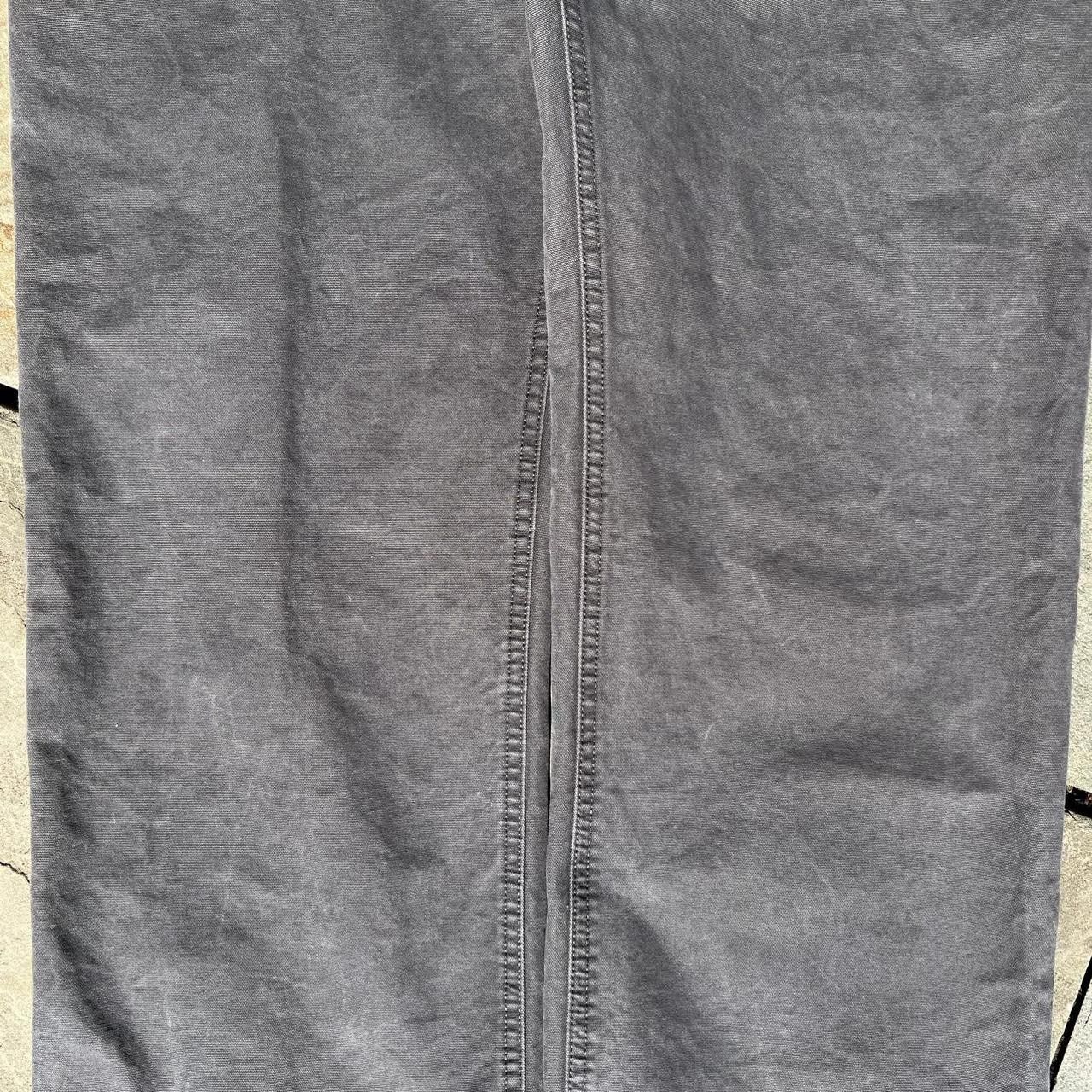 Eddie Bauer Grey Garment Dyed Canvas Utility Work Pants Size US 38 / EU 54 - 3 Thumbnail