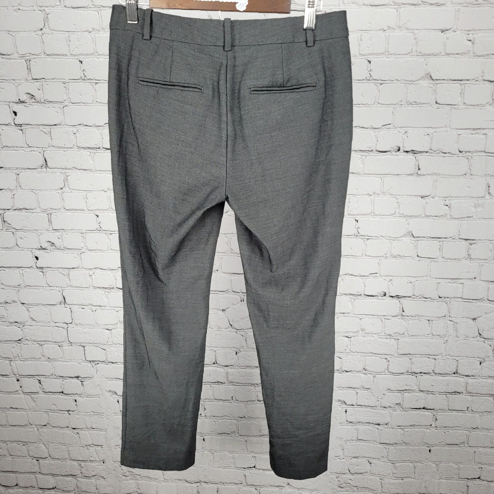 Ann Taylor Ann Taylor Grey Straight Pants Slacks Women Size 4 30x27 Size 27" / US 4 / IT 40 - 2 Thumbnail