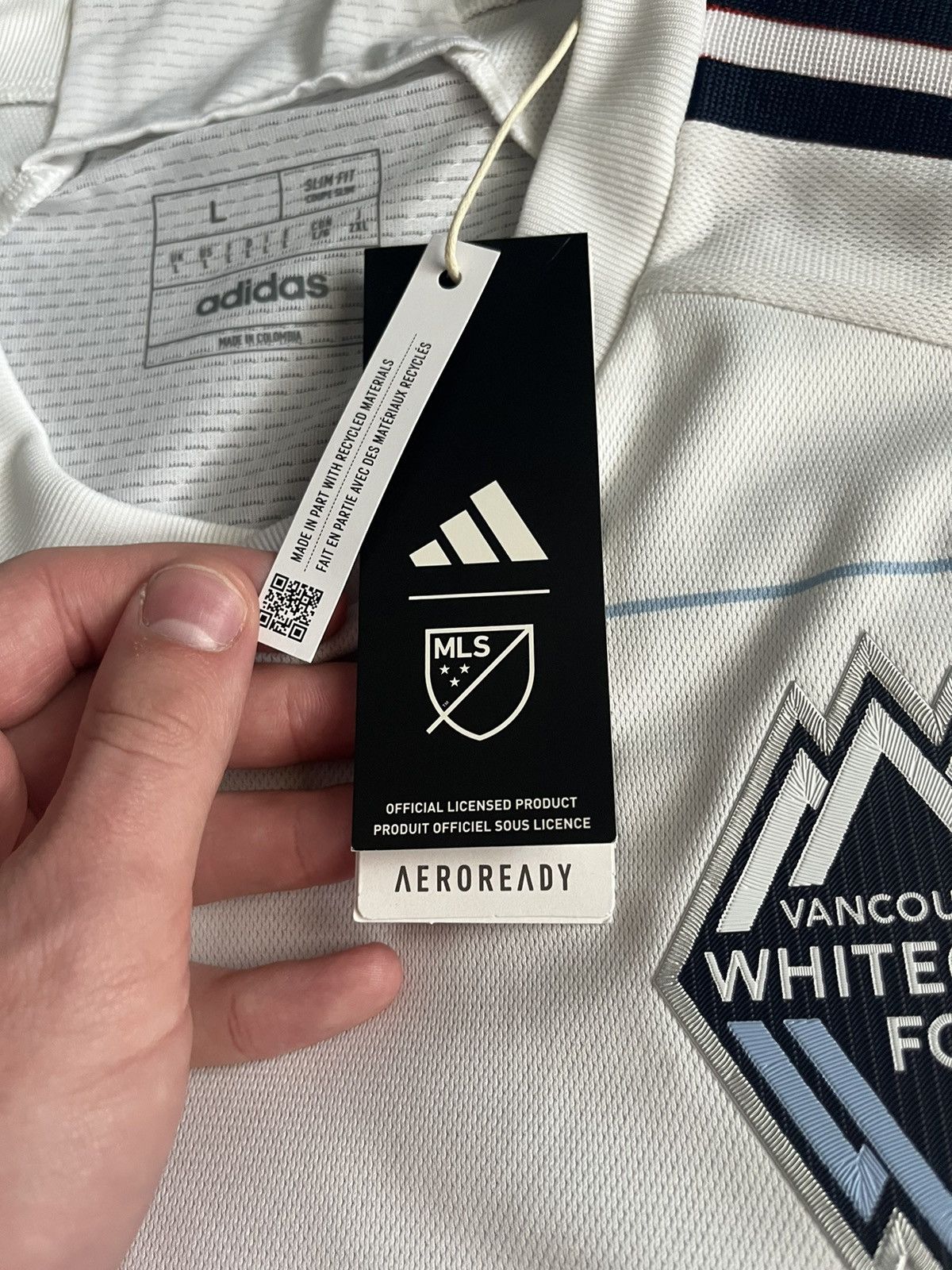 Adidas Vancouver Whitecaps 2024 Home Kit - Player Version Size US L / EU 52-54 / 3 - 4 Thumbnail