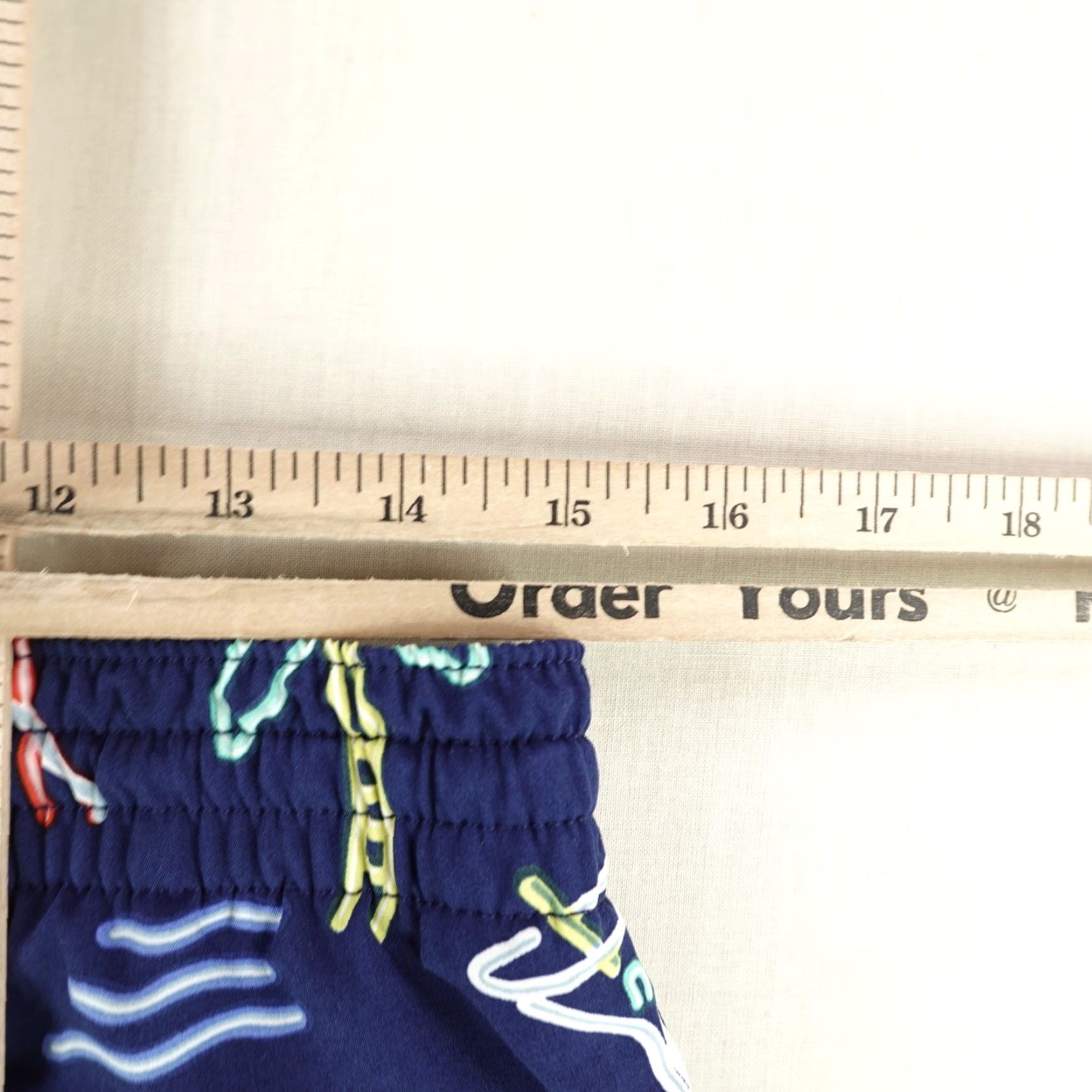 Chubbies Chubbies Swim Trunks Men Large Blue Island Lined Bathing Suit Beach Swimming UPF Size 42R - 7 Thumbnail