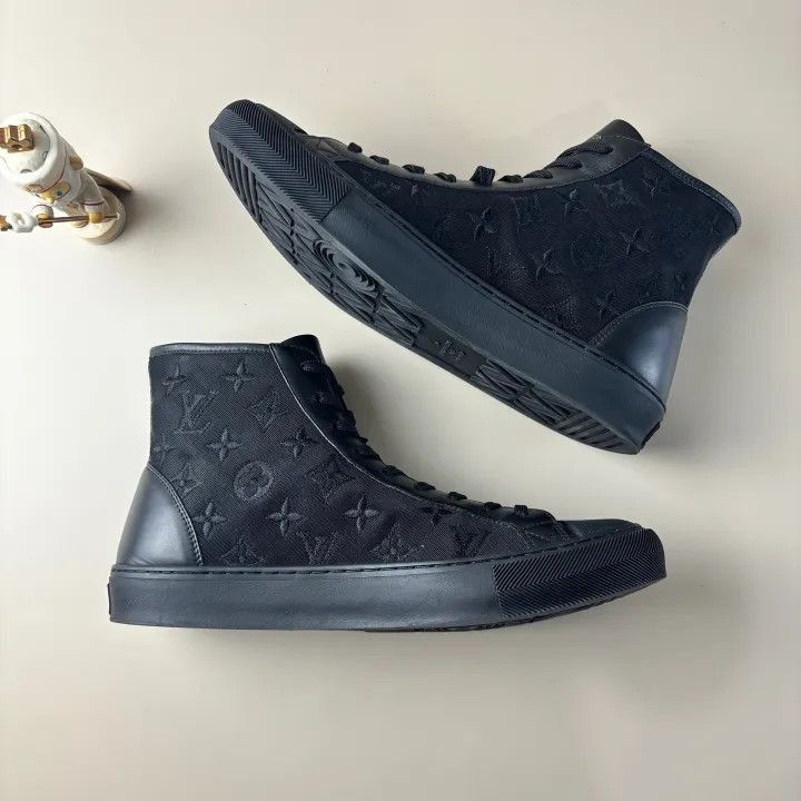 Louis Vuitton Louis Vuitton Tattoo Monogram High-Top Sneakers -2508 Size US 8.5 / EU 41-42 - 7 Thumbnail
