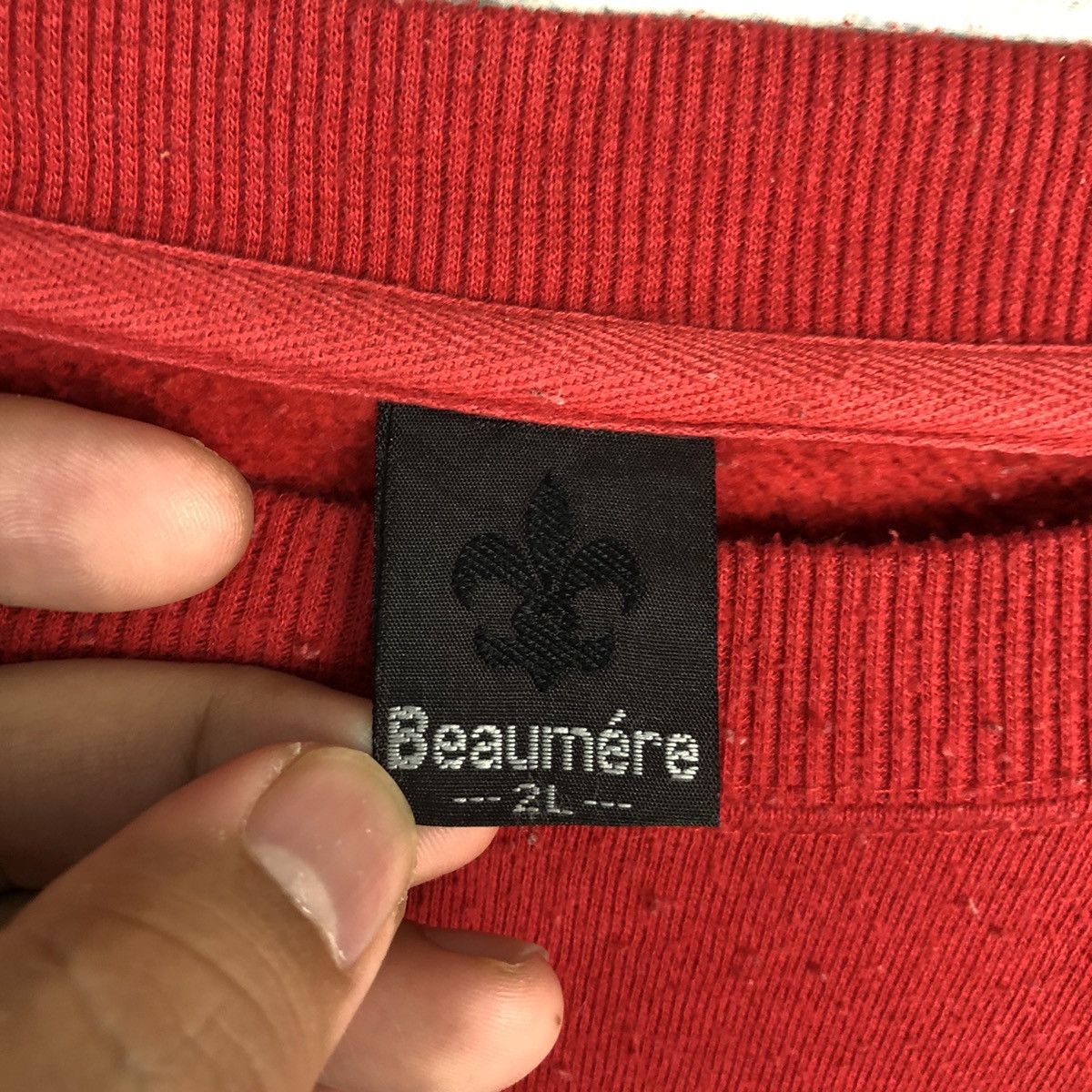 Japanese Brand × Vintage Vintage Beaumere Red Sweatshirts #971 Size US XL / EU 56 / 4 - 10 Thumbnail