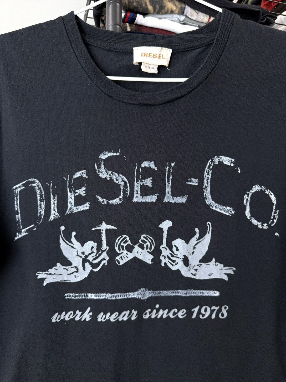 Diesel Vintage Diesel T Shirt Archive Item Size US XL / EU 56 / 4 - 2 Thumbnail