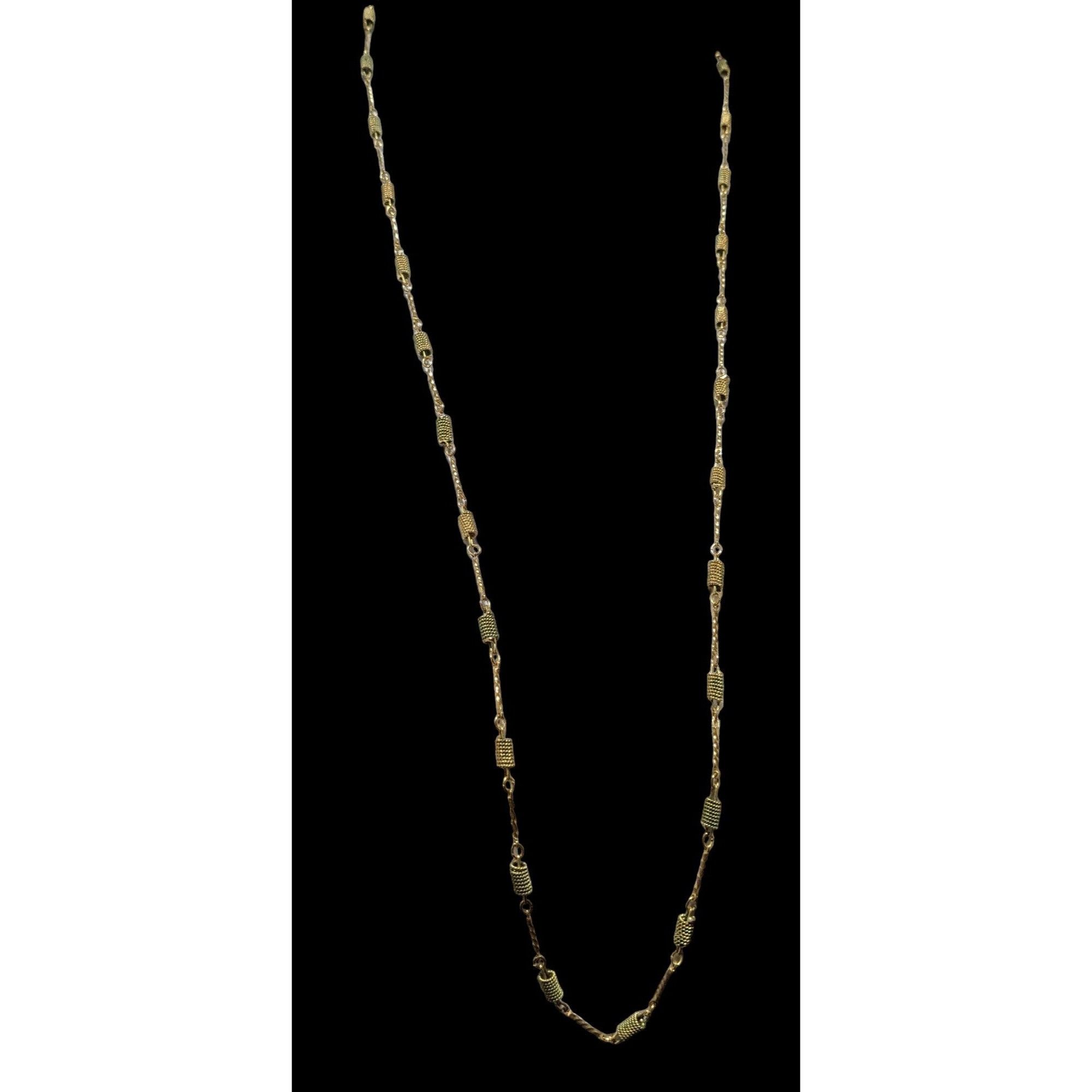 Other Vintage Rope Coil Spiral Bar Link Necklace Size ONE SIZE - 5 Thumbnail