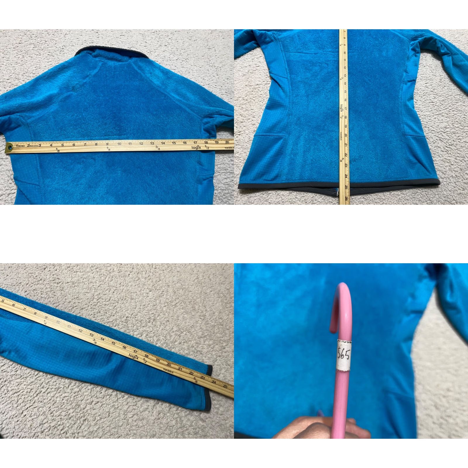 Patagonia Patagonia Womens Jacket Medium Blue Full Zip L/S R2 Polartec Fleece Thermal Size M / US 6-8 / IT 42-44 - 8 Thumbnail