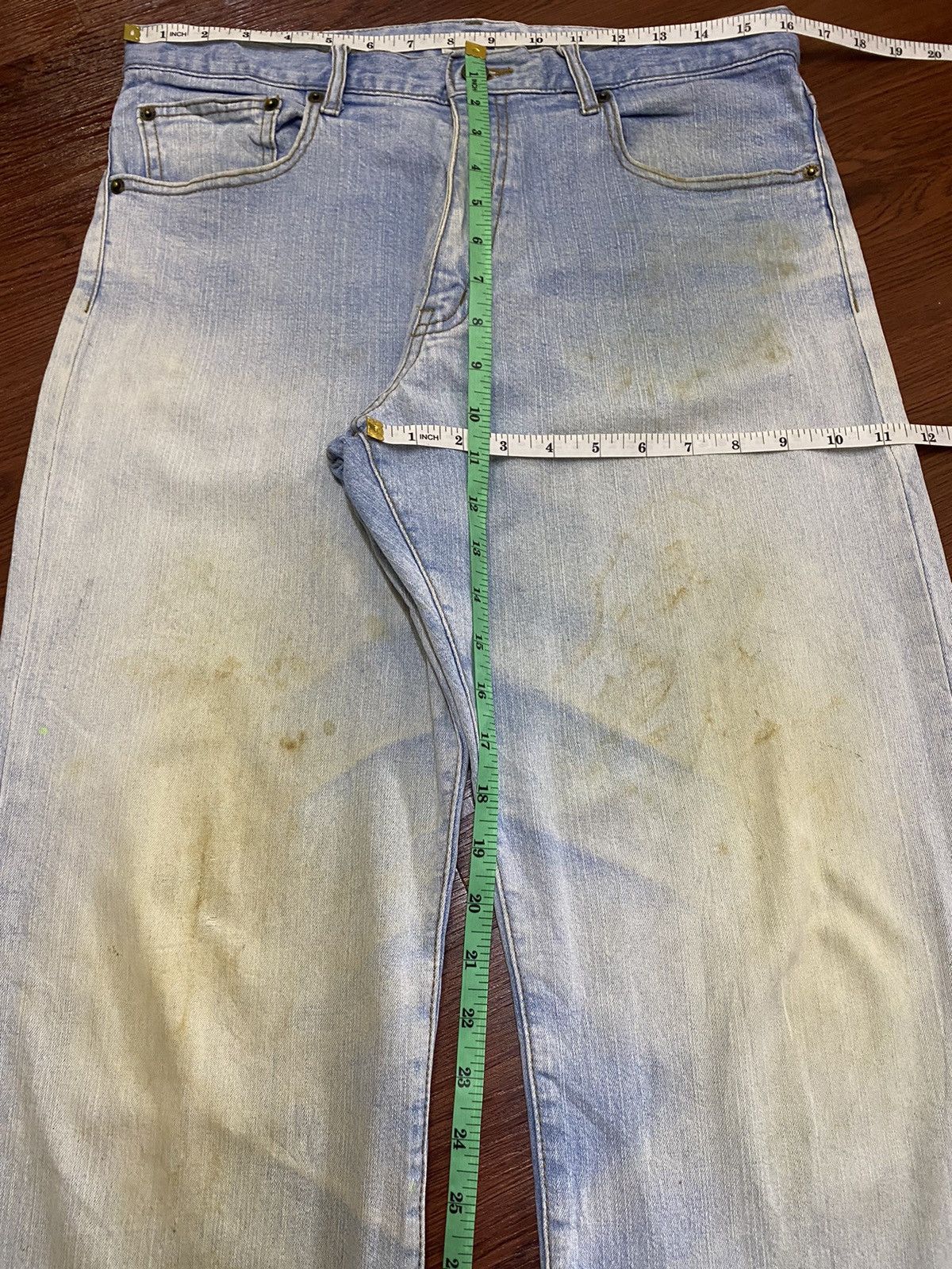 Hanes Vintage Hanes Faded Wash Baggy Style Jeans Size US 32 / EU 48 - 12 Thumbnail