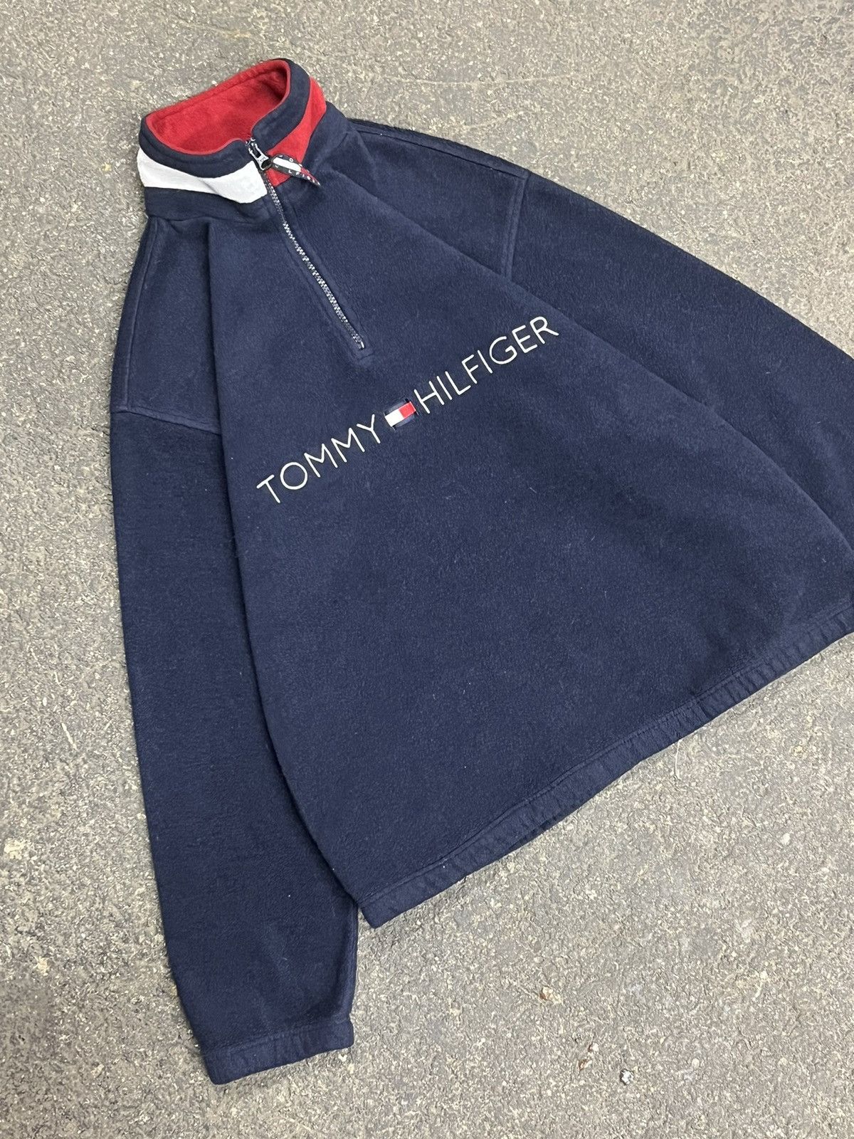 Tommy Hilfiger × Vintage Tommy Hilfiger deep pile fleece vintage streetwear hype rare Size US S / EU 44-46 / 1 - 2 Thumbnail