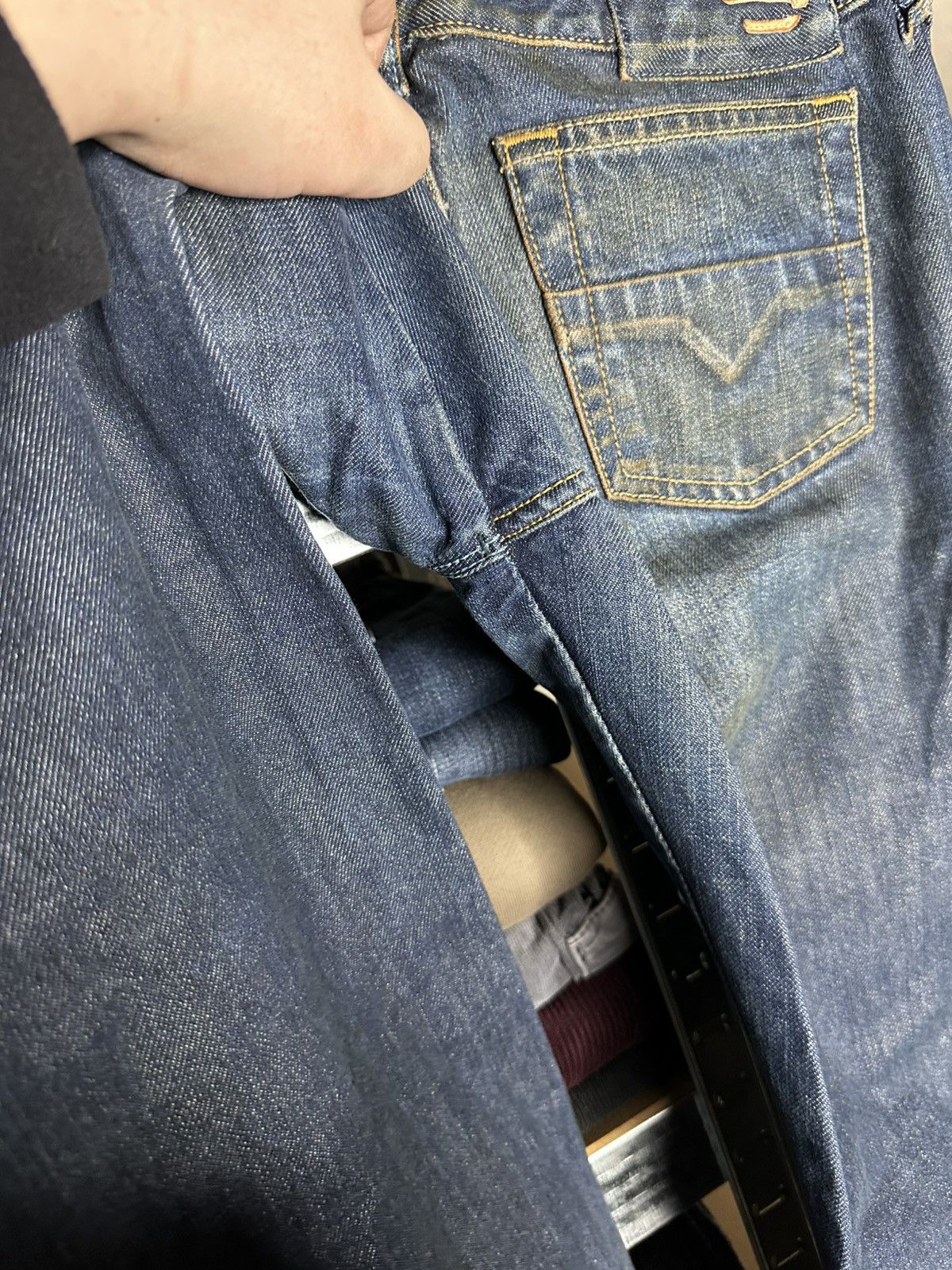 Diesel Diesel Hush Vintage Jeans Size 28 Distressed Flared Bootcut Size 28" / US 6 / IT 42 - 11 Thumbnail