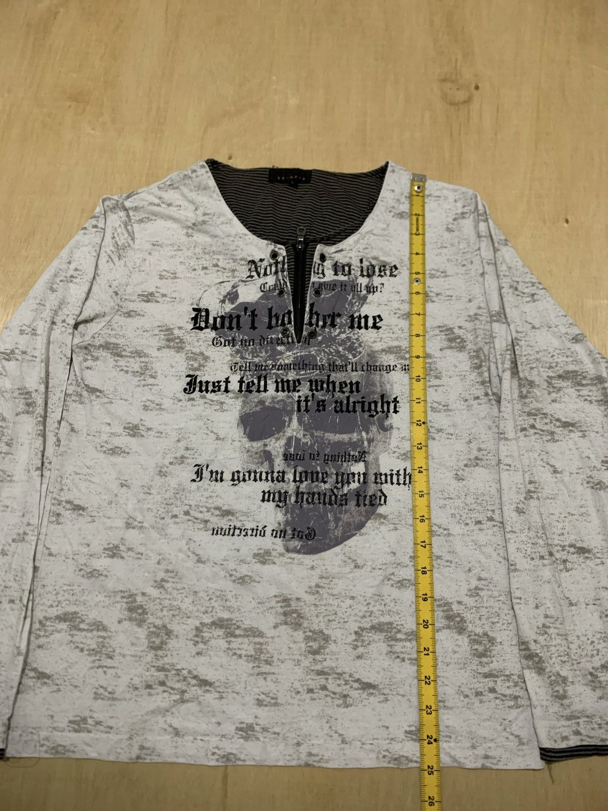 Japanese Brand Y2k Spinash Skull Ifsixwasnine Punk style Longsleeve Size US L / EU 52-54 / 3 - 8 Thumbnail