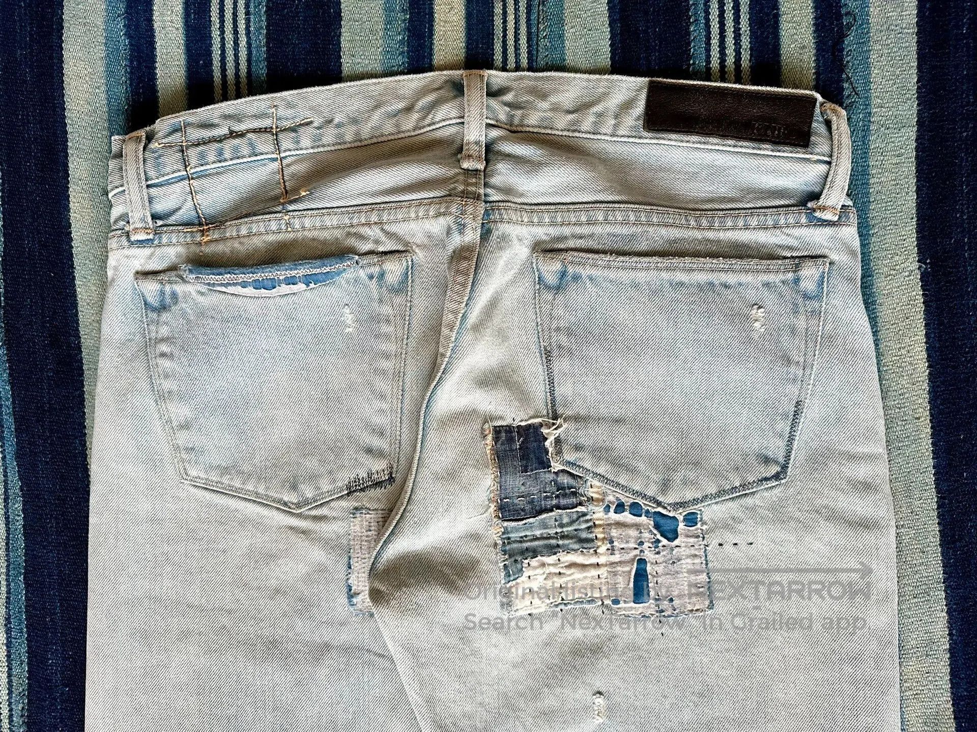 KURO handmade patchwork denim pants by kuro. Size US 34 / EU 50 - 5 Thumbnail