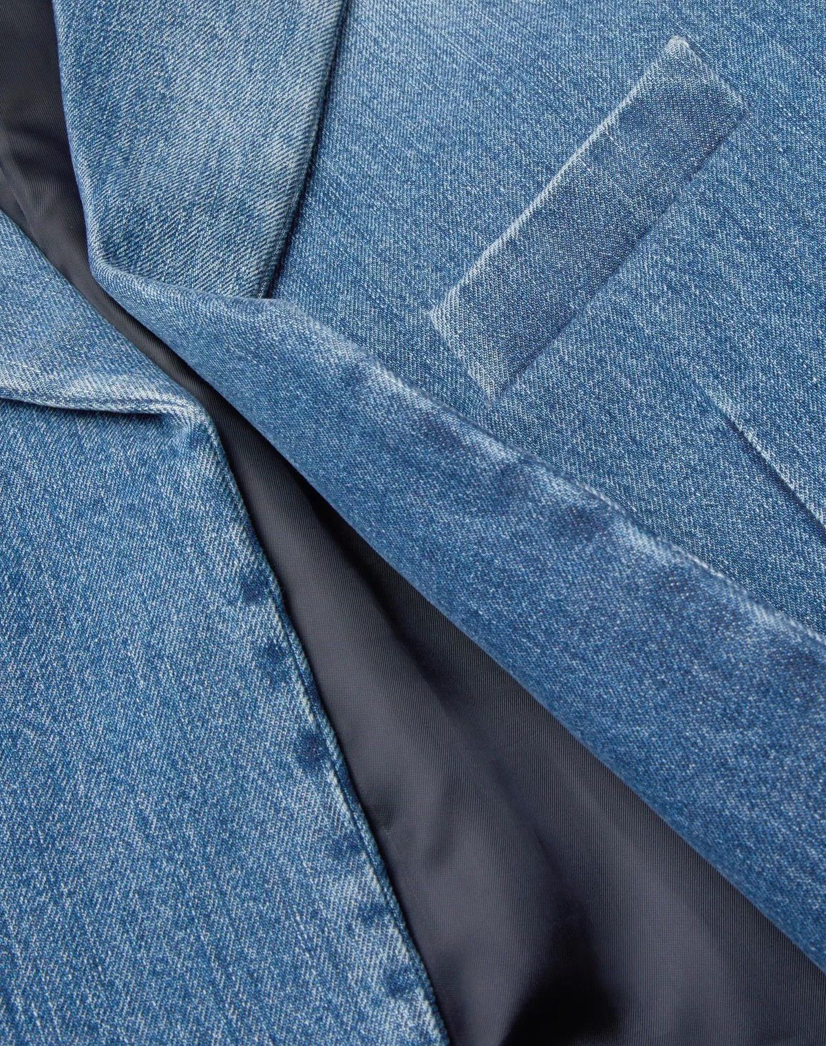 Valentino o1s1wg110625 Denim Jacket in Medium Blue Size XL / US 12-14 / IT 48-50 - 5 Thumbnail