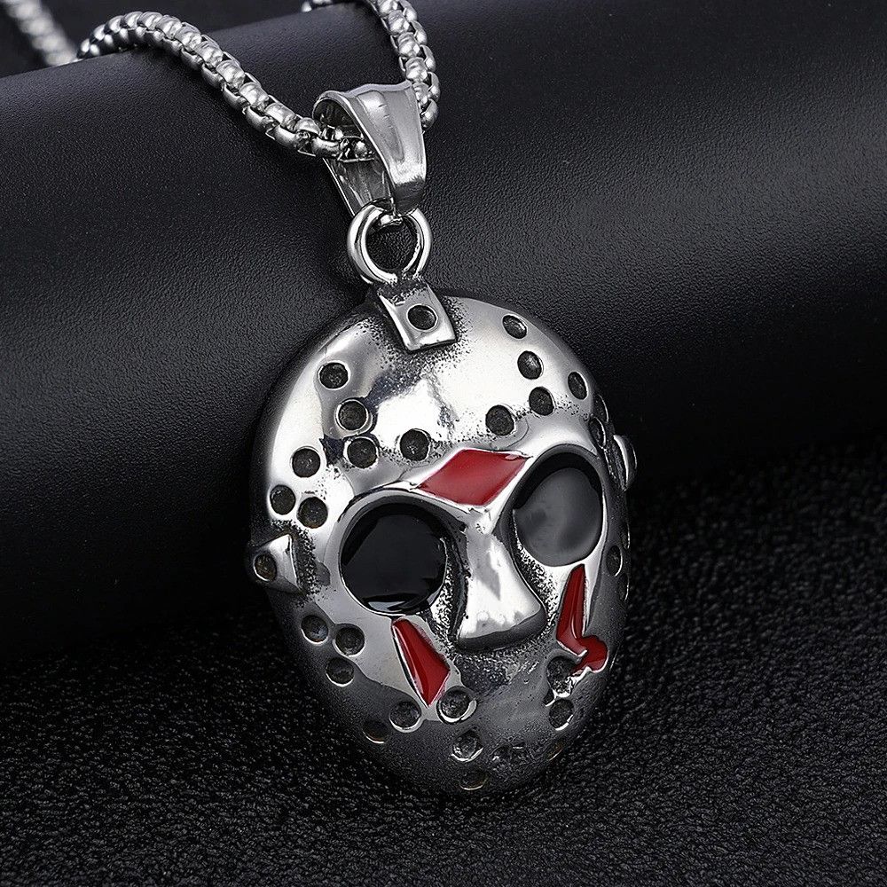 Other Stainless Steel Mask Pendant Necklace Size ONE SIZE - 3 Thumbnail